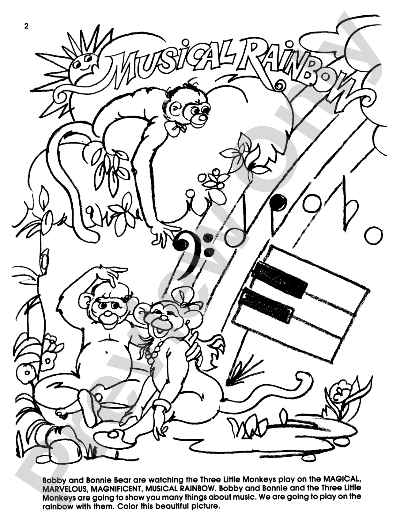 My First Music Book: To Color, Play & Learn: Piano