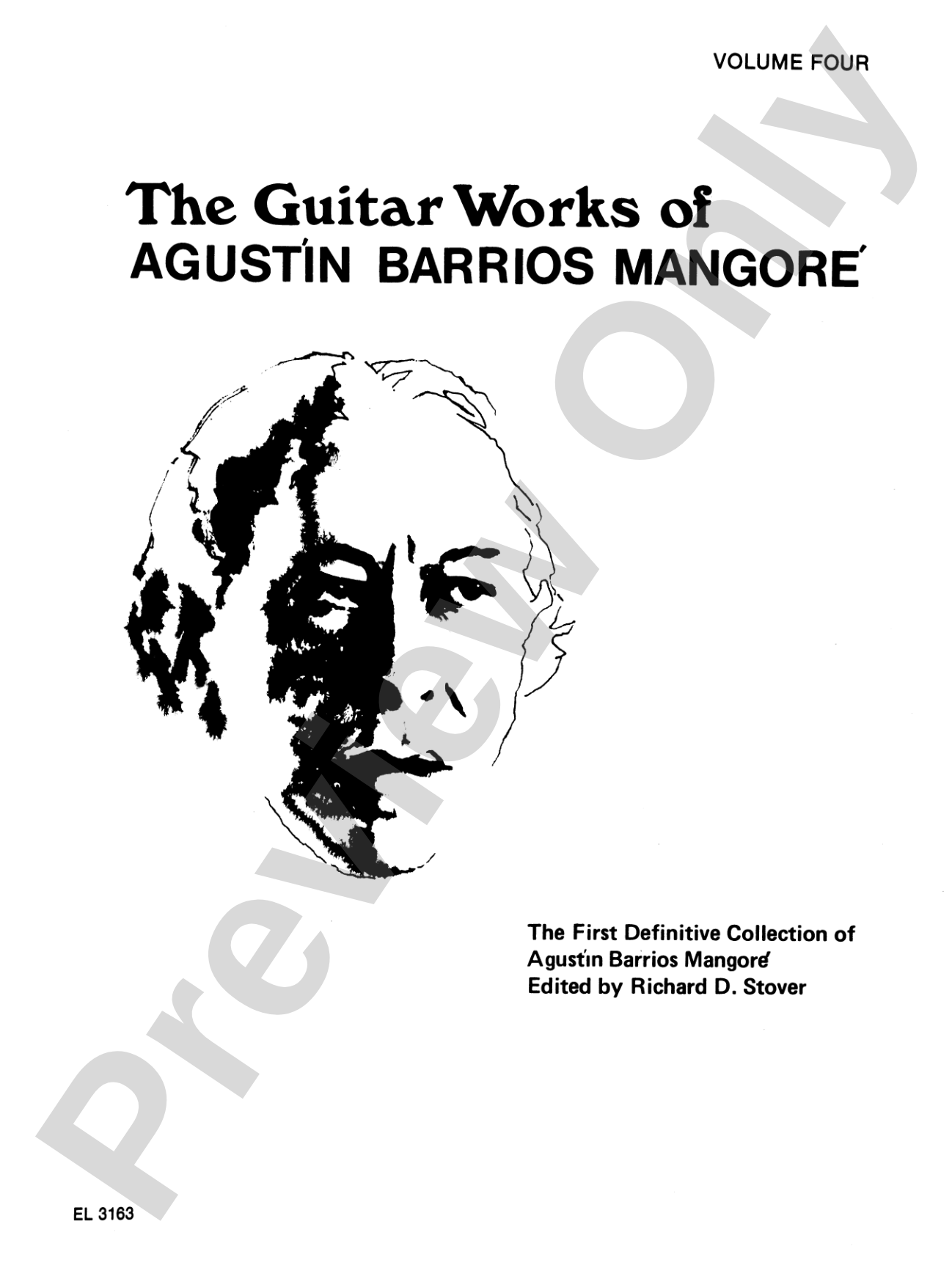 Guitar Works of Agustín Barrios Mangoré, Vol. IV: Solo Guitar