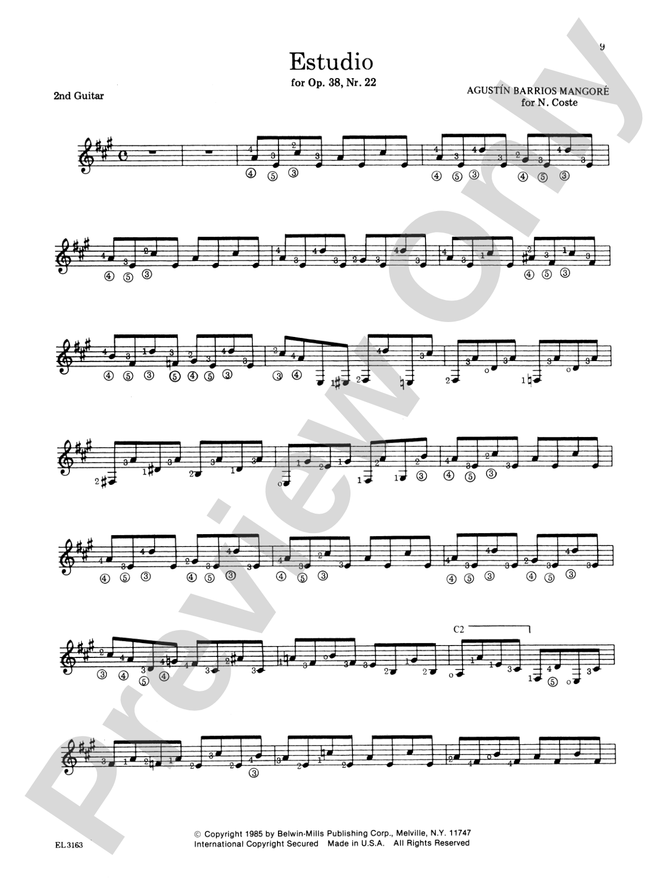 Guitar Works of Agustín Barrios Mangoré, Vol. IV: Solo Guitar