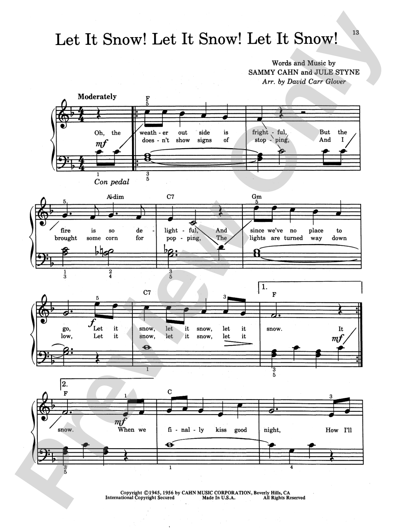 Sleigh Ride and Other Christmas Songs & Carols: Piano