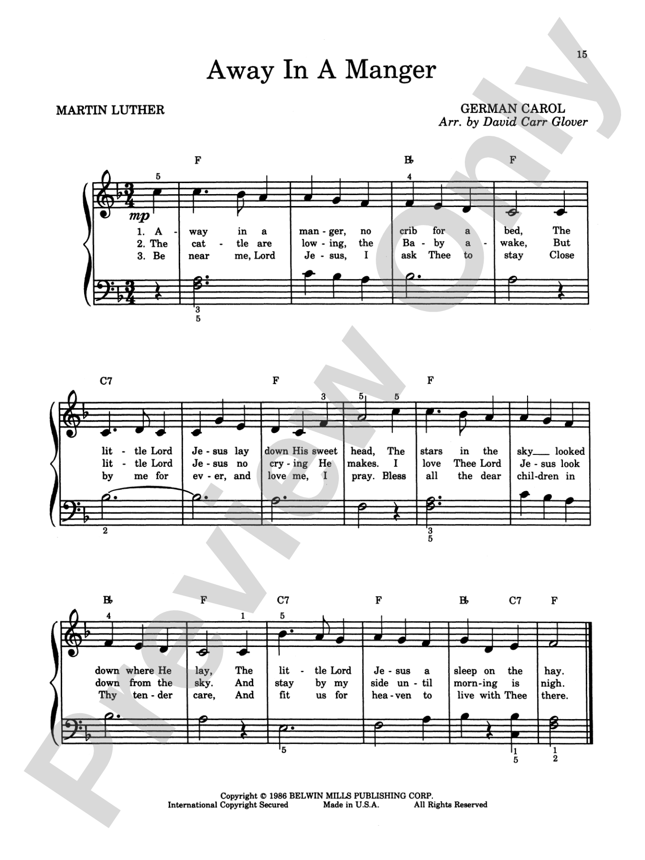 Sleigh Ride and Other Christmas Songs & Carols: Piano