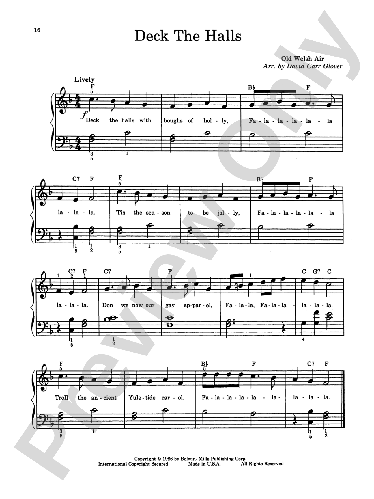 Sleigh Ride and Other Christmas Songs & Carols: Piano