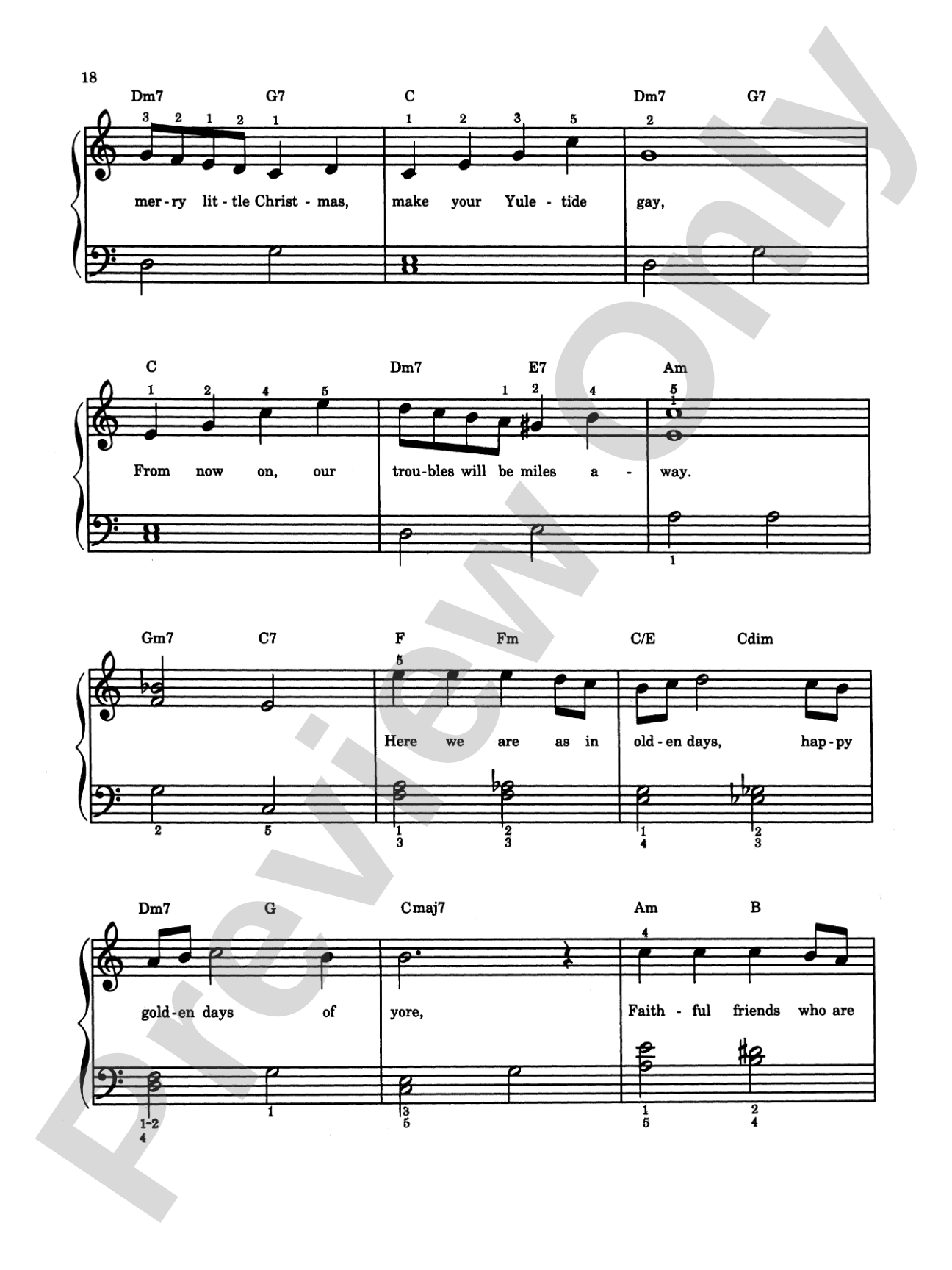 Sleigh Ride and Other Christmas Songs & Carols: Piano