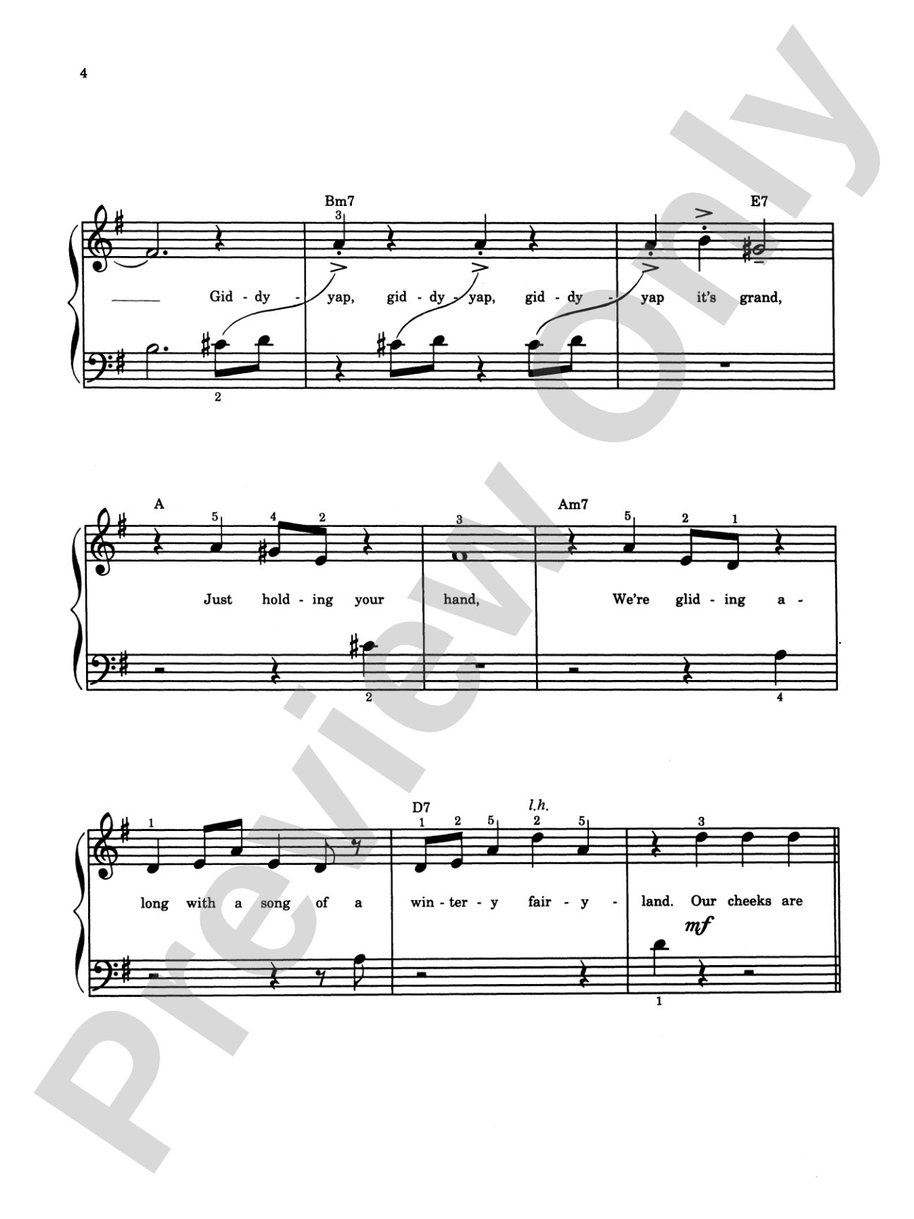 Sleigh Ride and Other Christmas Songs & Carols: Piano