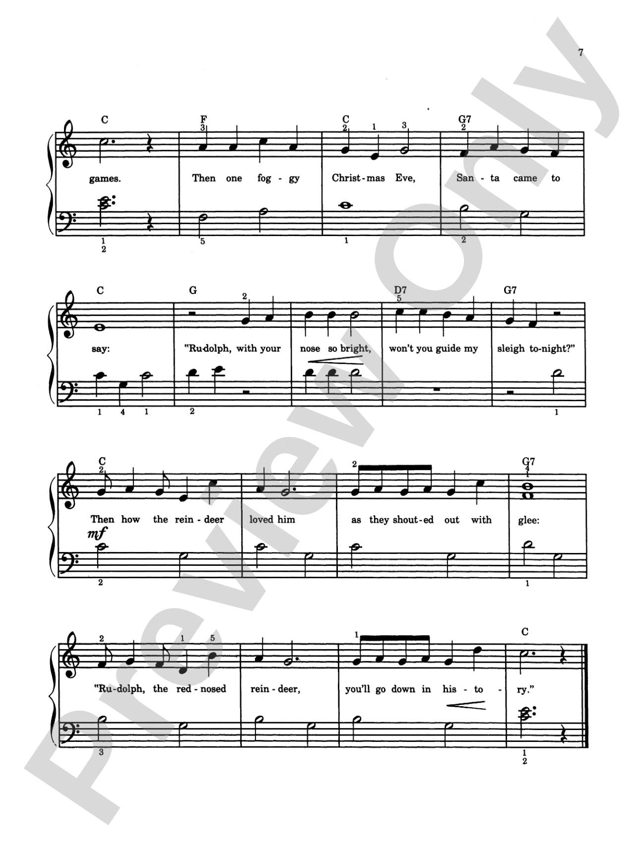 Sleigh Ride and Other Christmas Songs & Carols: Piano