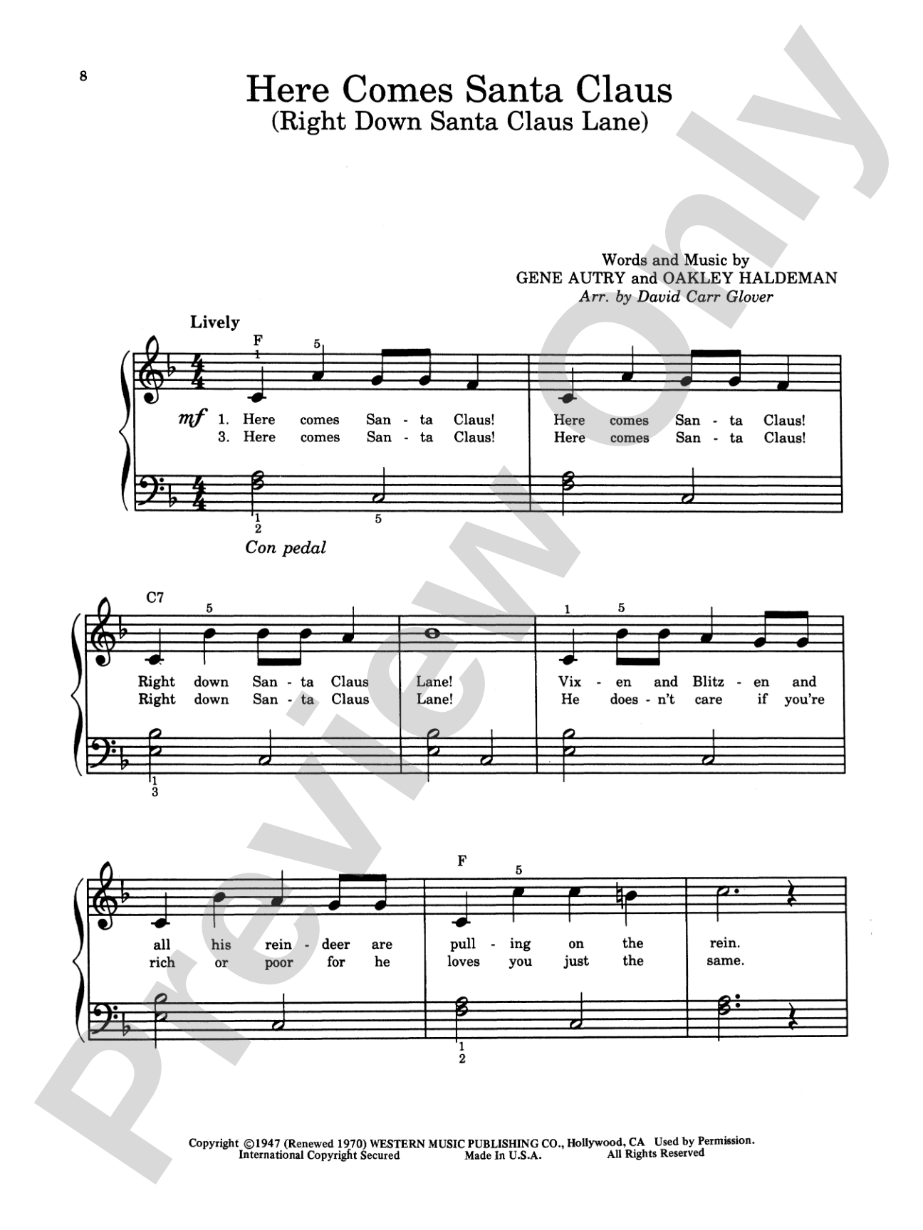 Sleigh Ride and Other Christmas Songs & Carols: Piano