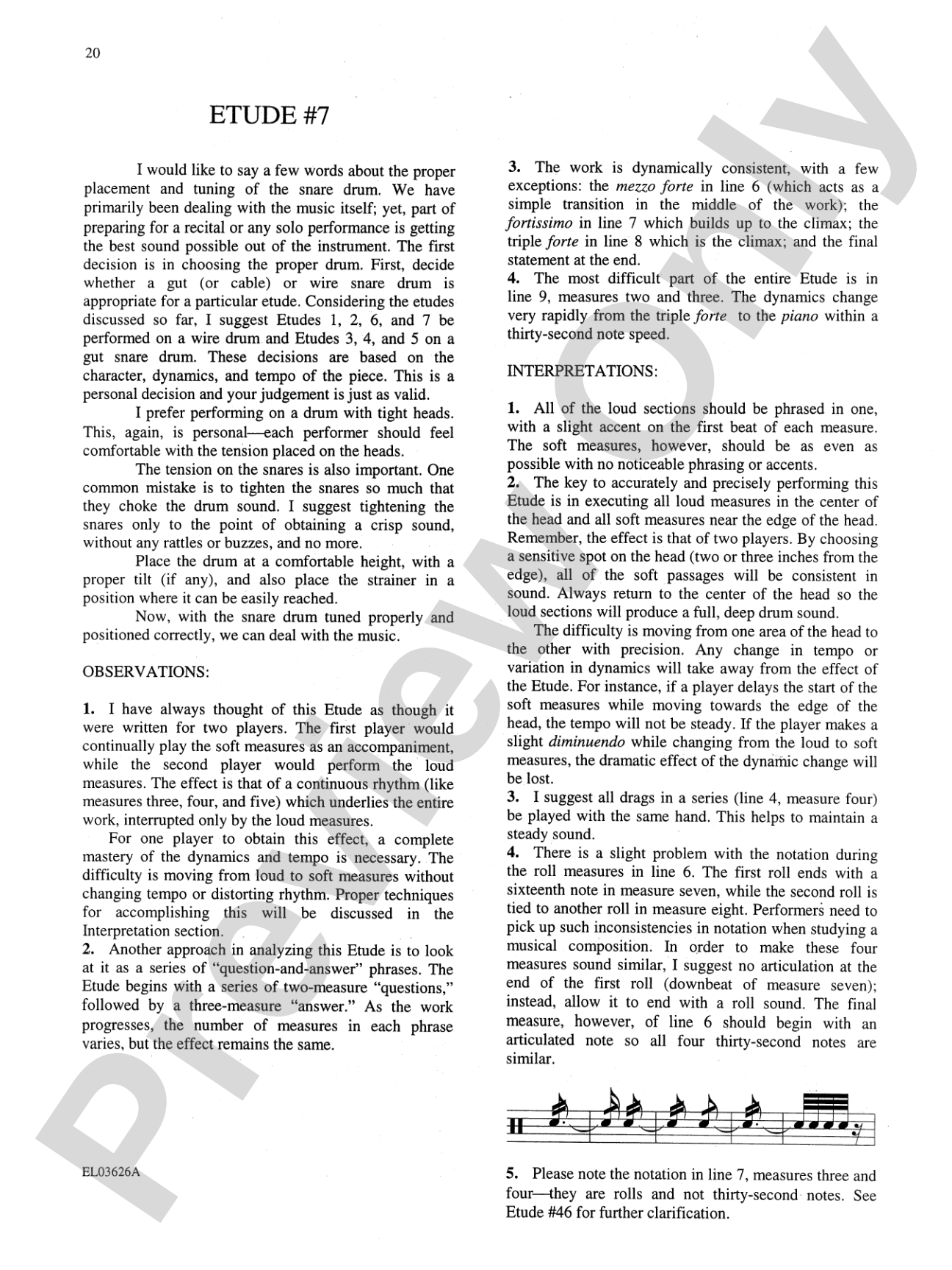 Portraits in Rhythm: Complete Study Guide: Observations and Interpretations of the Fifty Snare Drum Etudes from <i>Portraits in Rhythm</i>