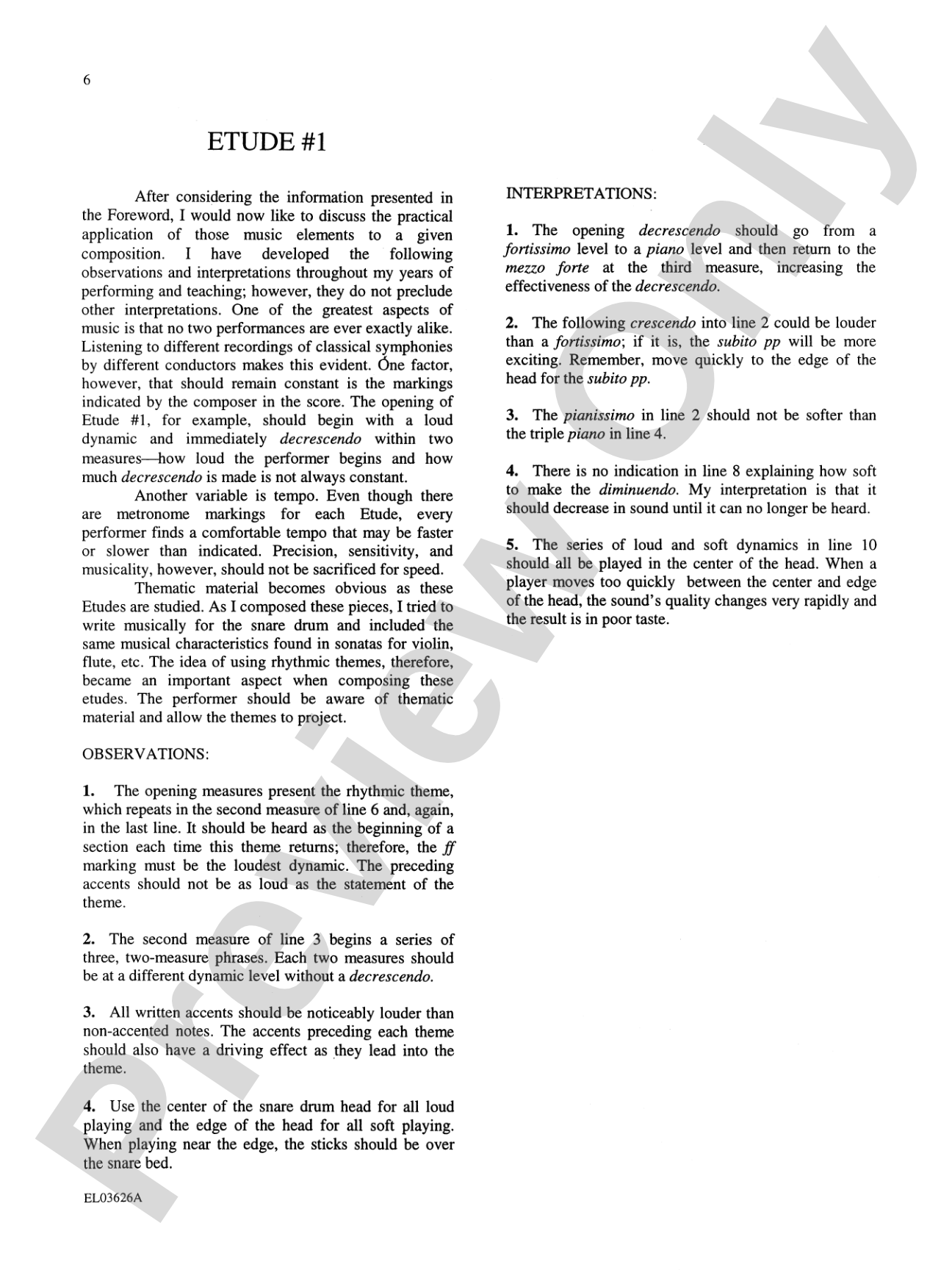 Portraits in Rhythm: Complete Study Guide: Observations and Interpretations of the Fifty Snare Drum Etudes from <i>Portraits in Rhythm</i>