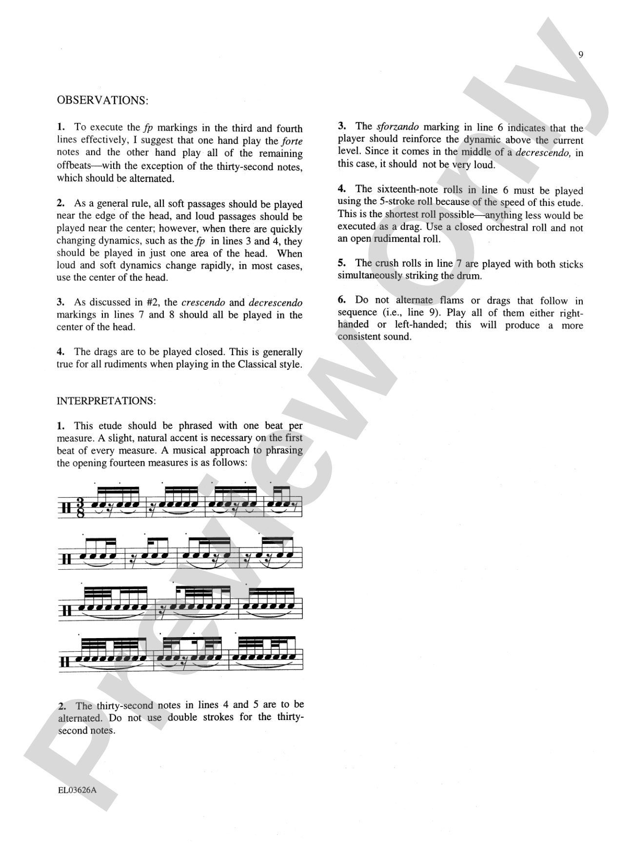 Portraits in Rhythm: Complete Study Guide: Observations and Interpretations of the Fifty Snare Drum Etudes from <i>Portraits in Rhythm</i>