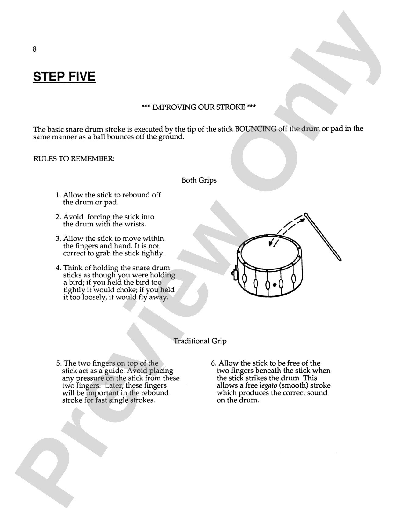 Simple Steps to Snare Drum