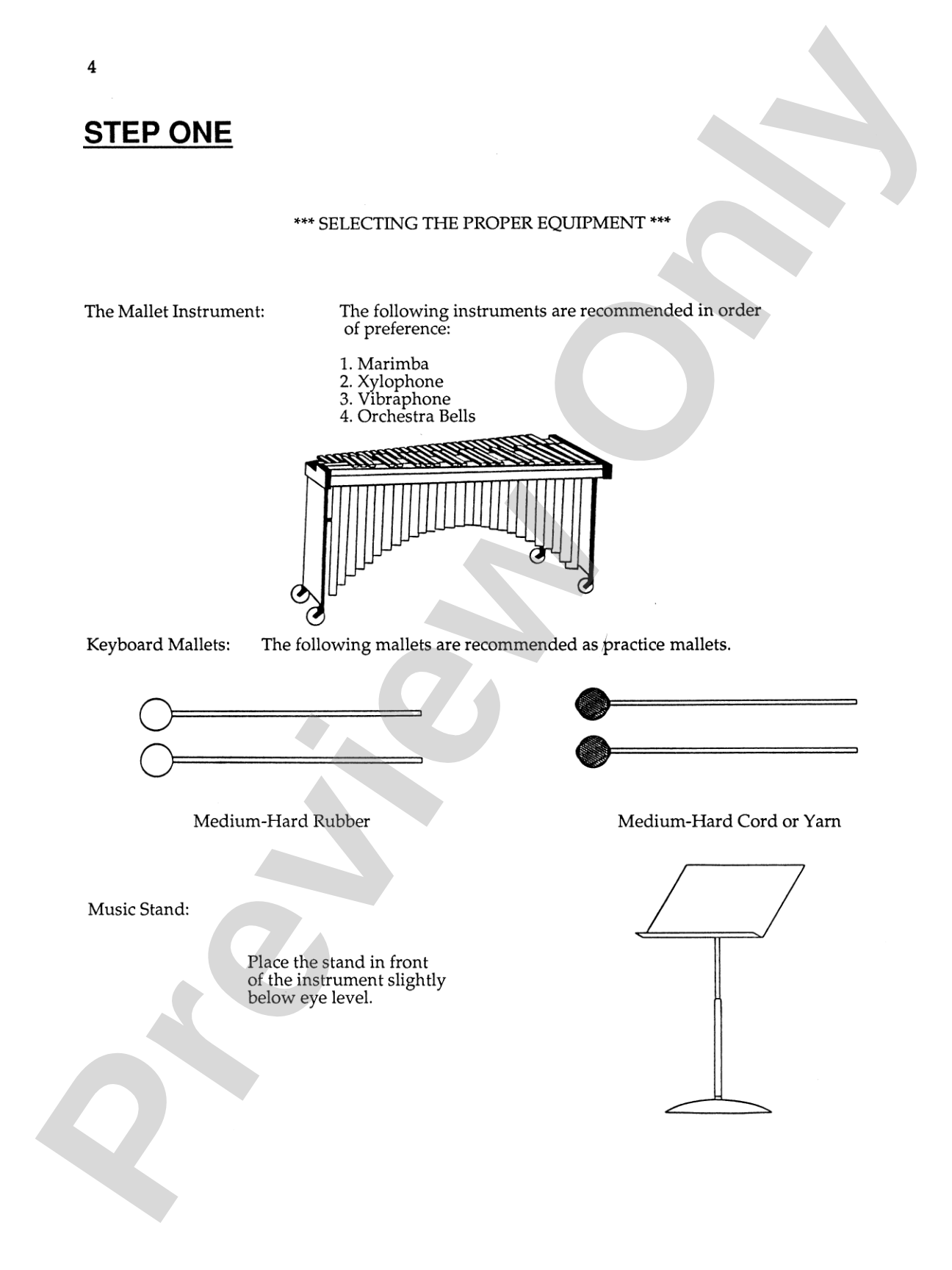 Simple Steps to Keyboard Percussion