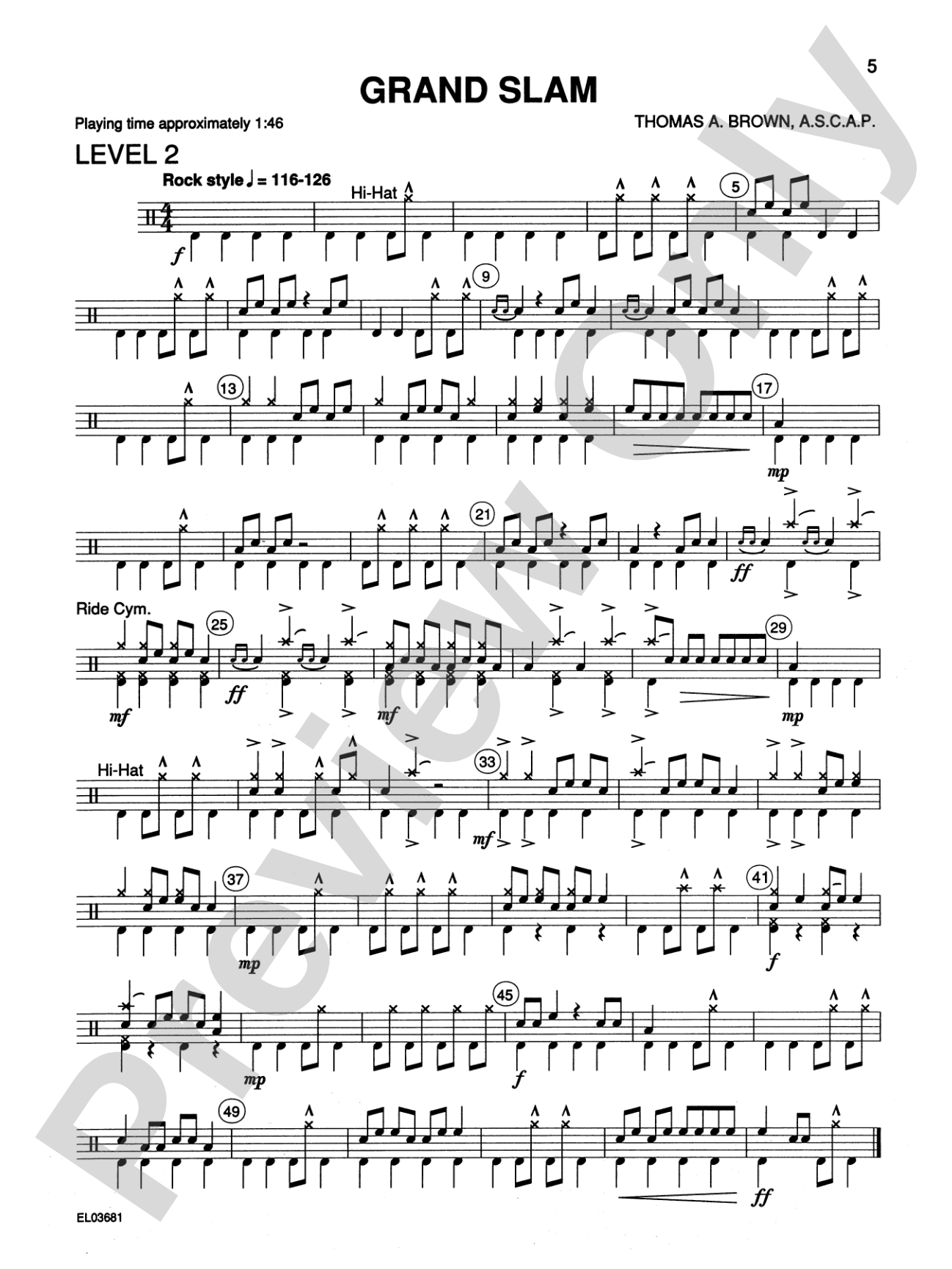 Drum Set: The Competition Collection: Graded Solos for the Elementary-Intermediate Level
