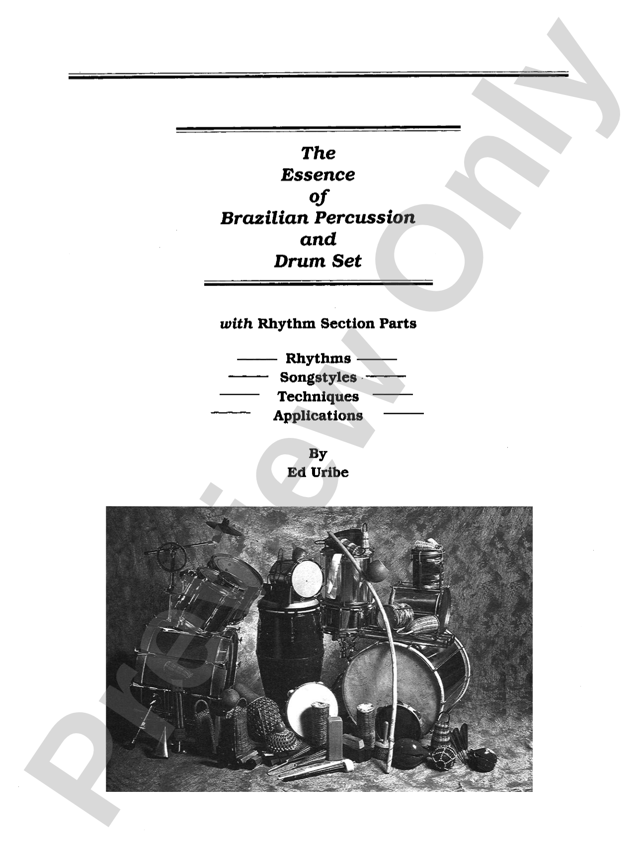 The Essence of Brazilian Percussion & Drum Set