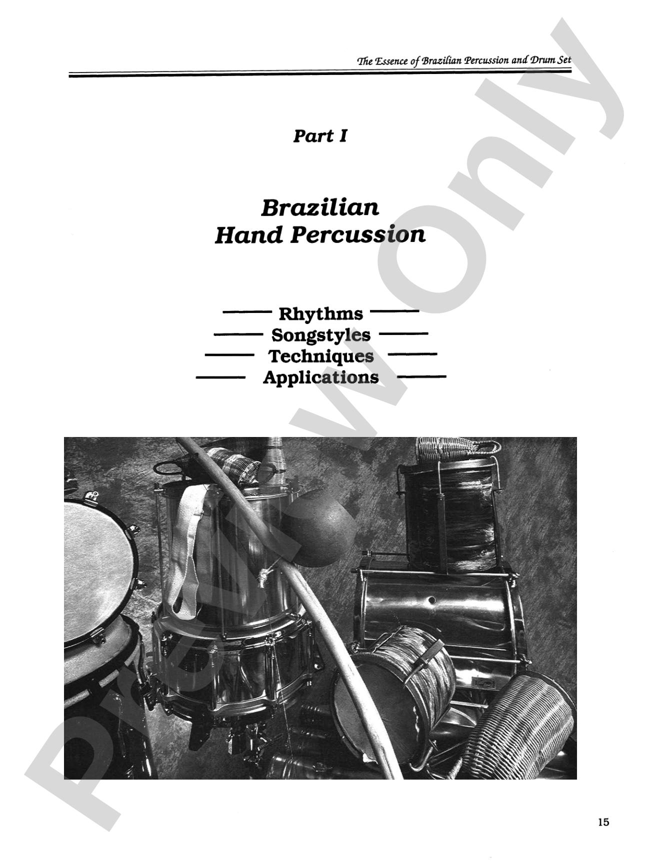 The Essence of Brazilian Percussion & Drum Set
