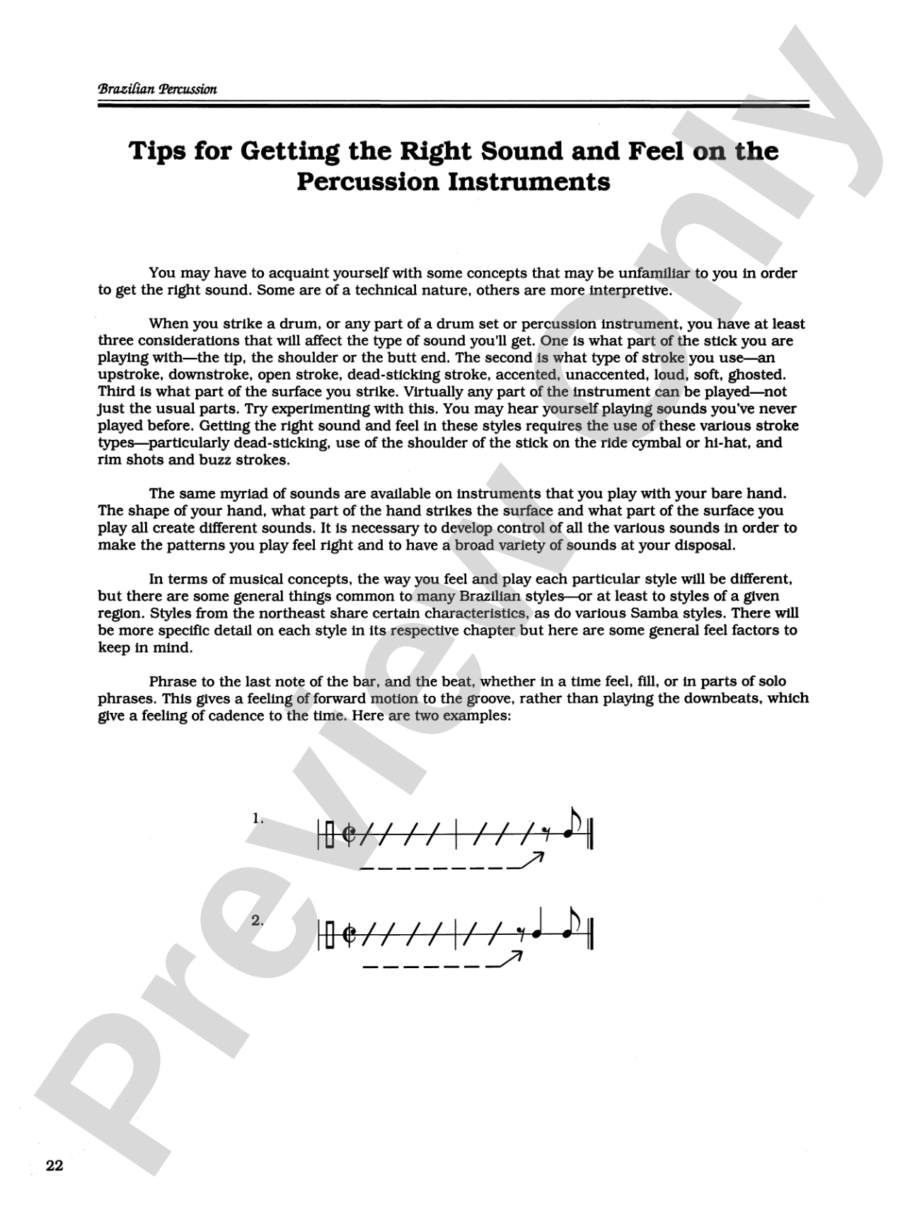 The Essence of Brazilian Percussion & Drum Set