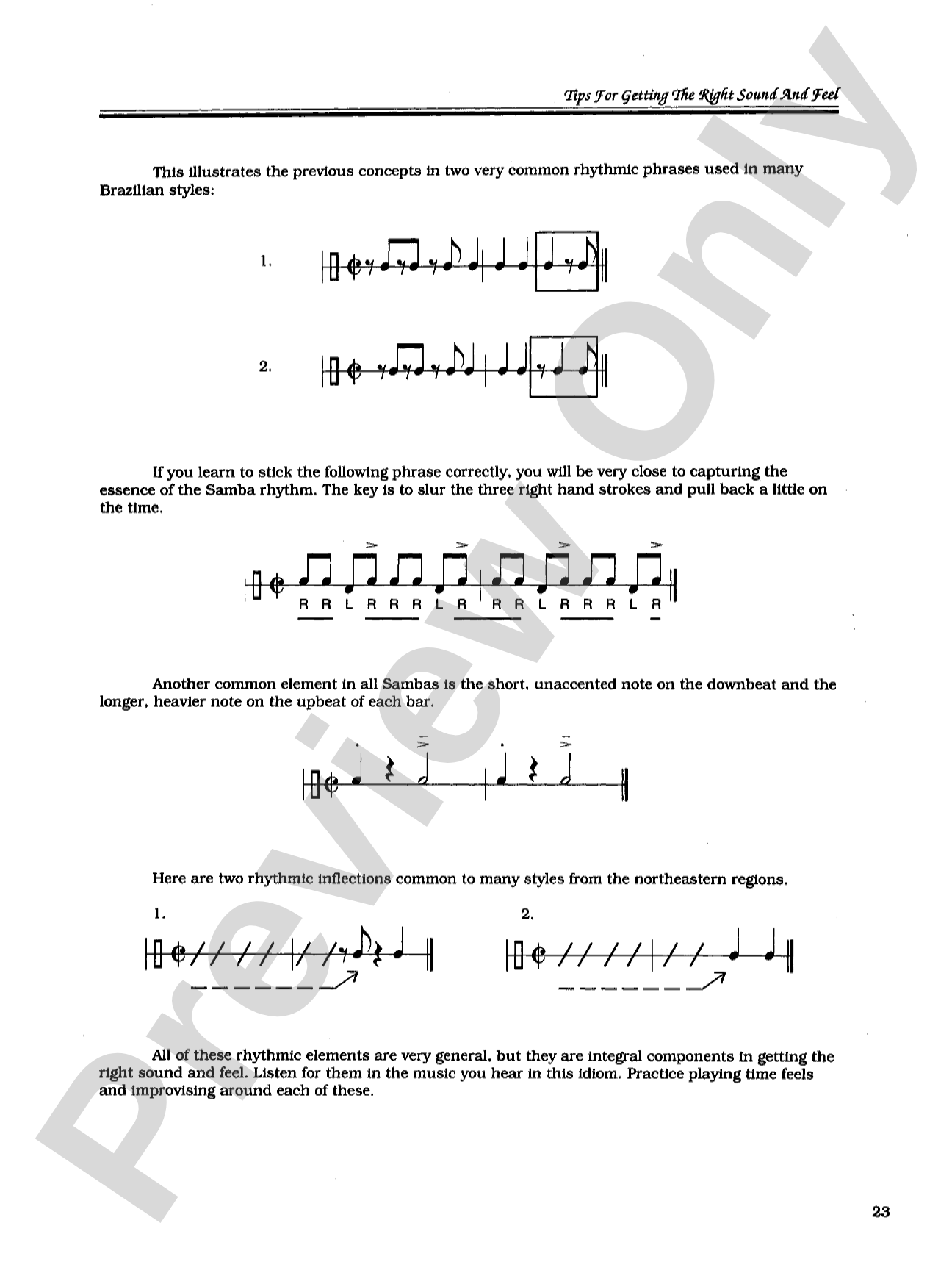 The Essence of Brazilian Percussion & Drum Set