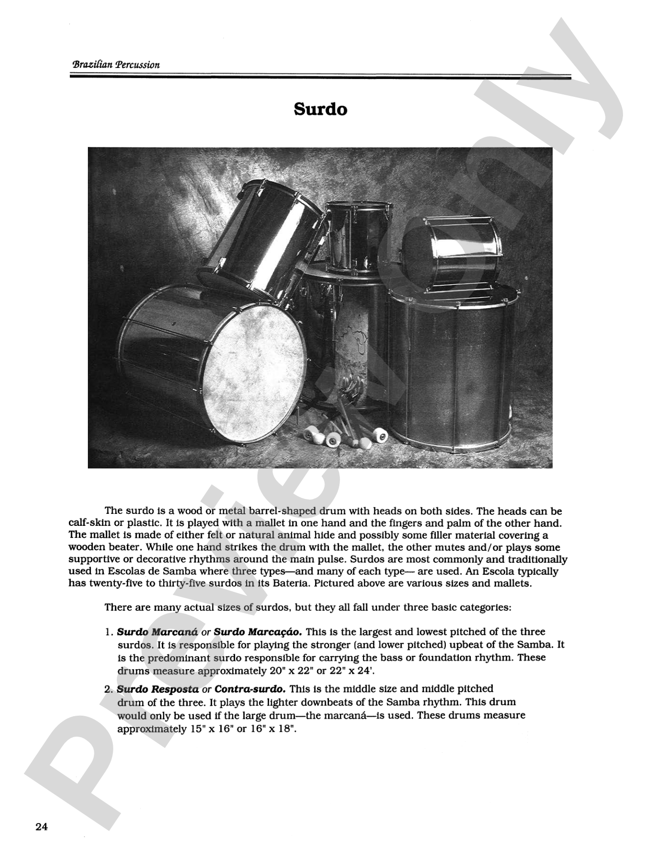 The Essence of Brazilian Percussion & Drum Set