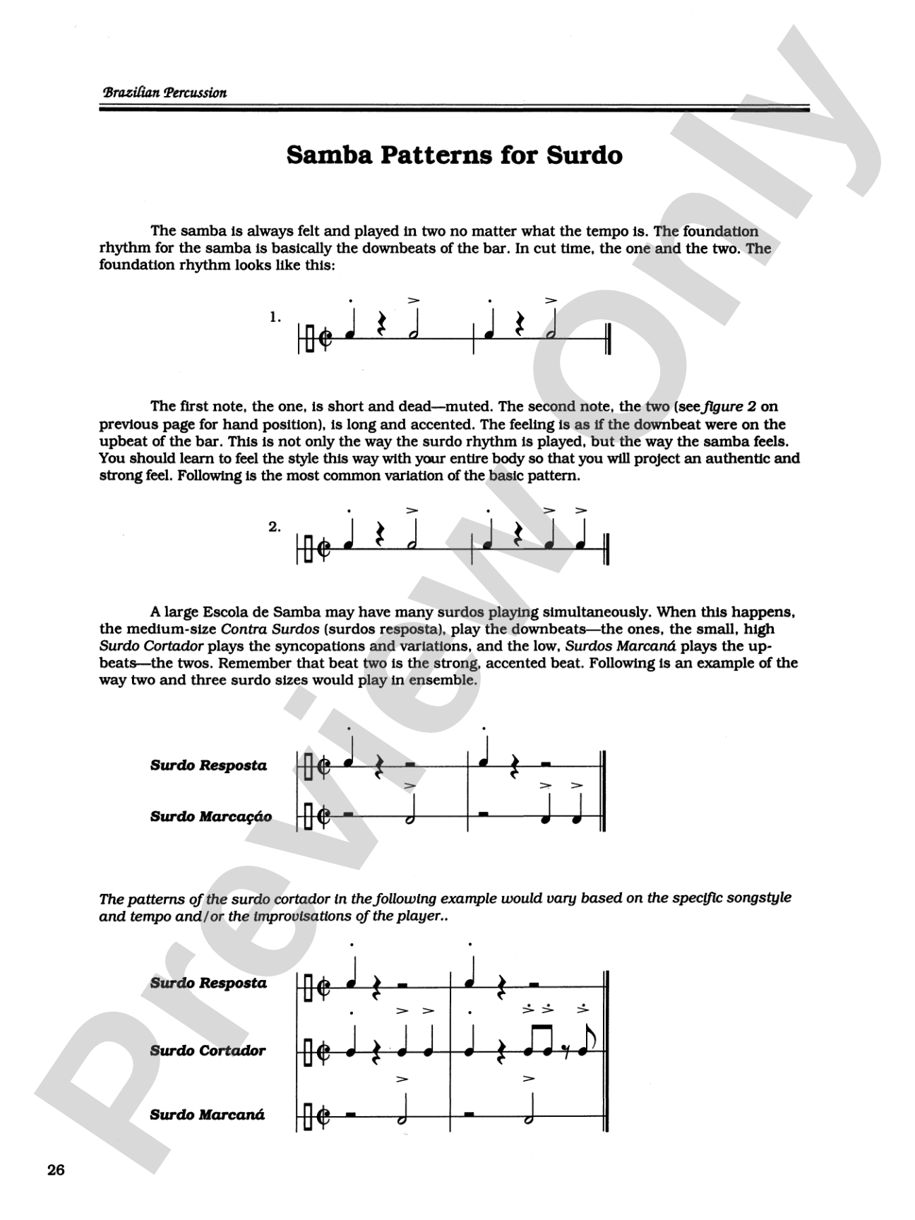 The Essence of Brazilian Percussion & Drum Set