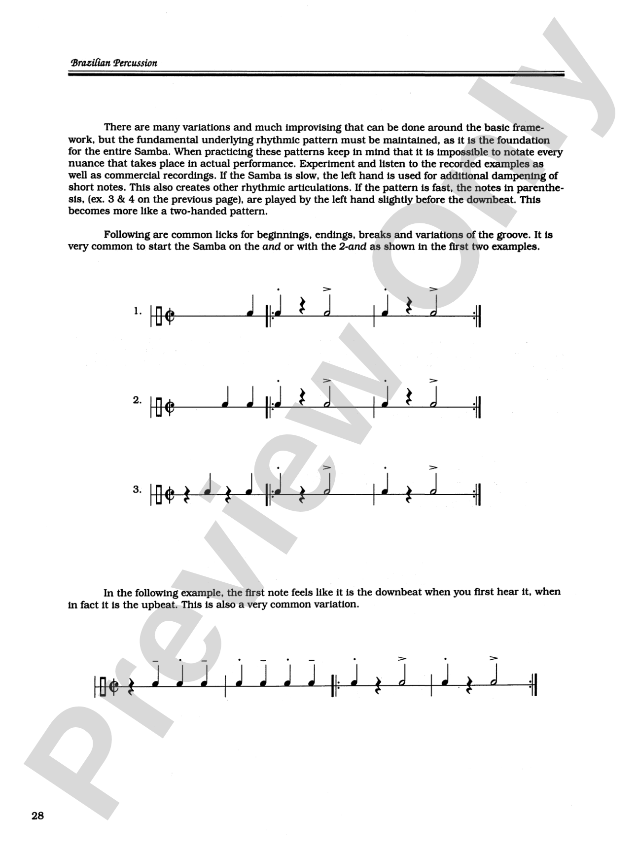 The Essence of Brazilian Percussion & Drum Set