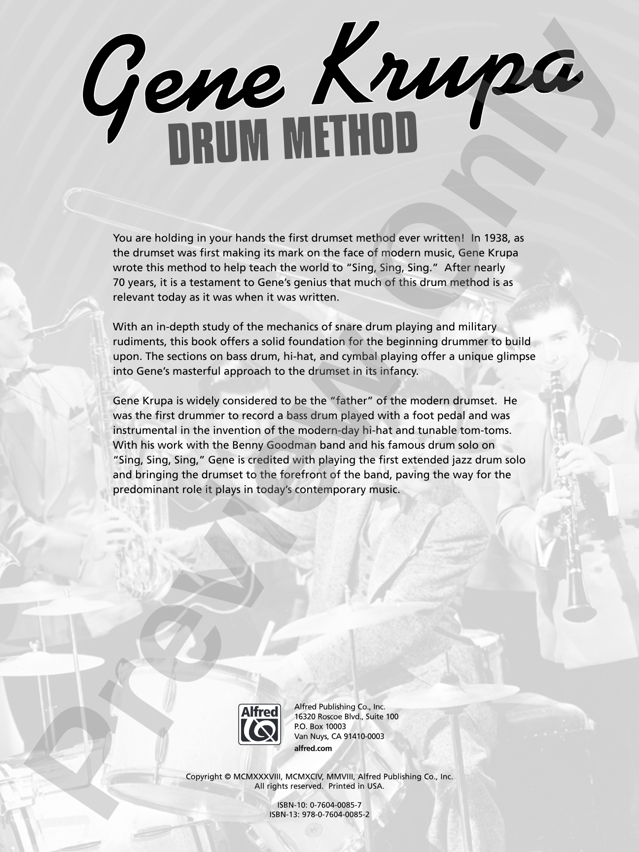 Gene Krupa Drum Method