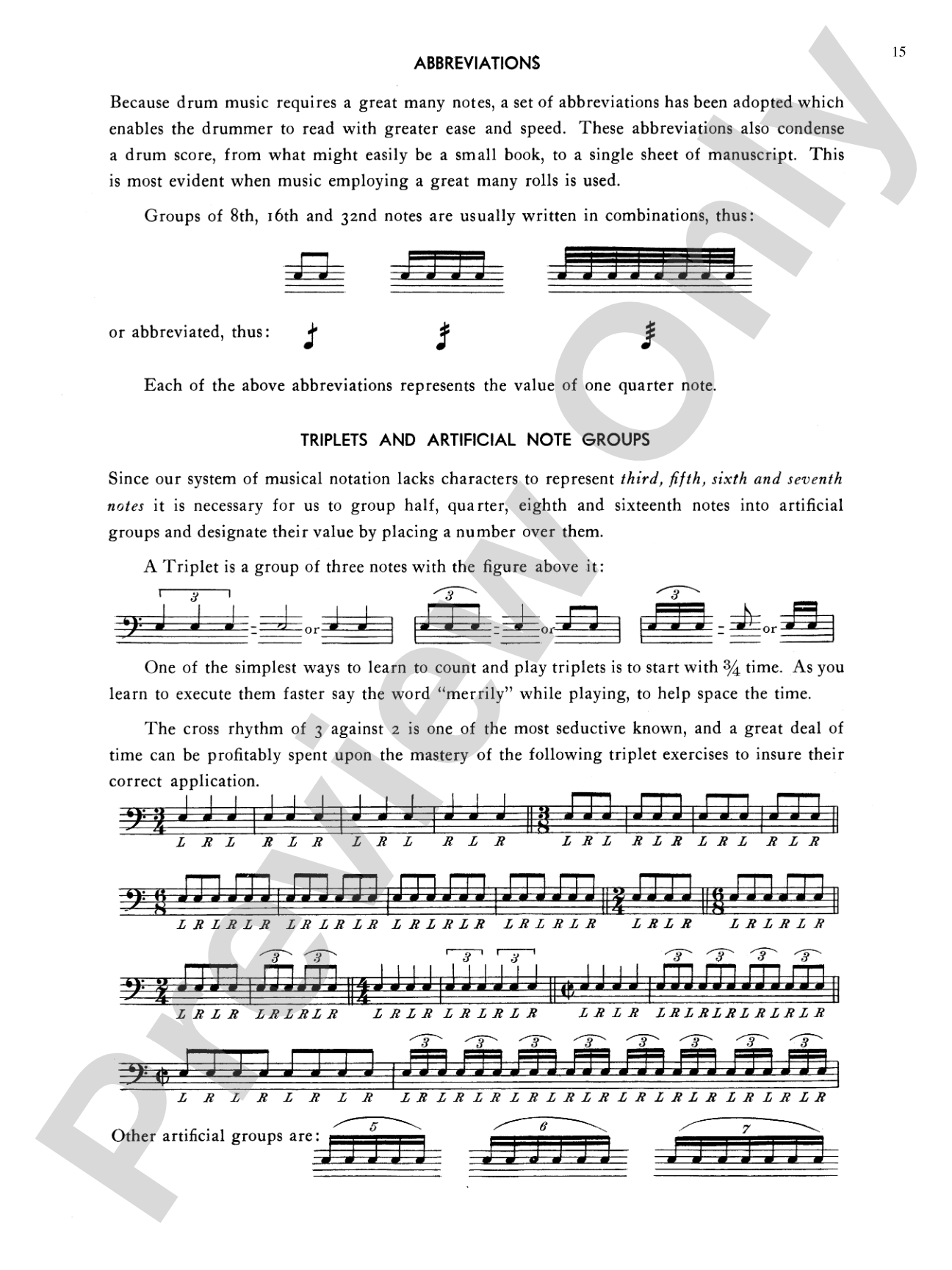 Gene Krupa Drum Method