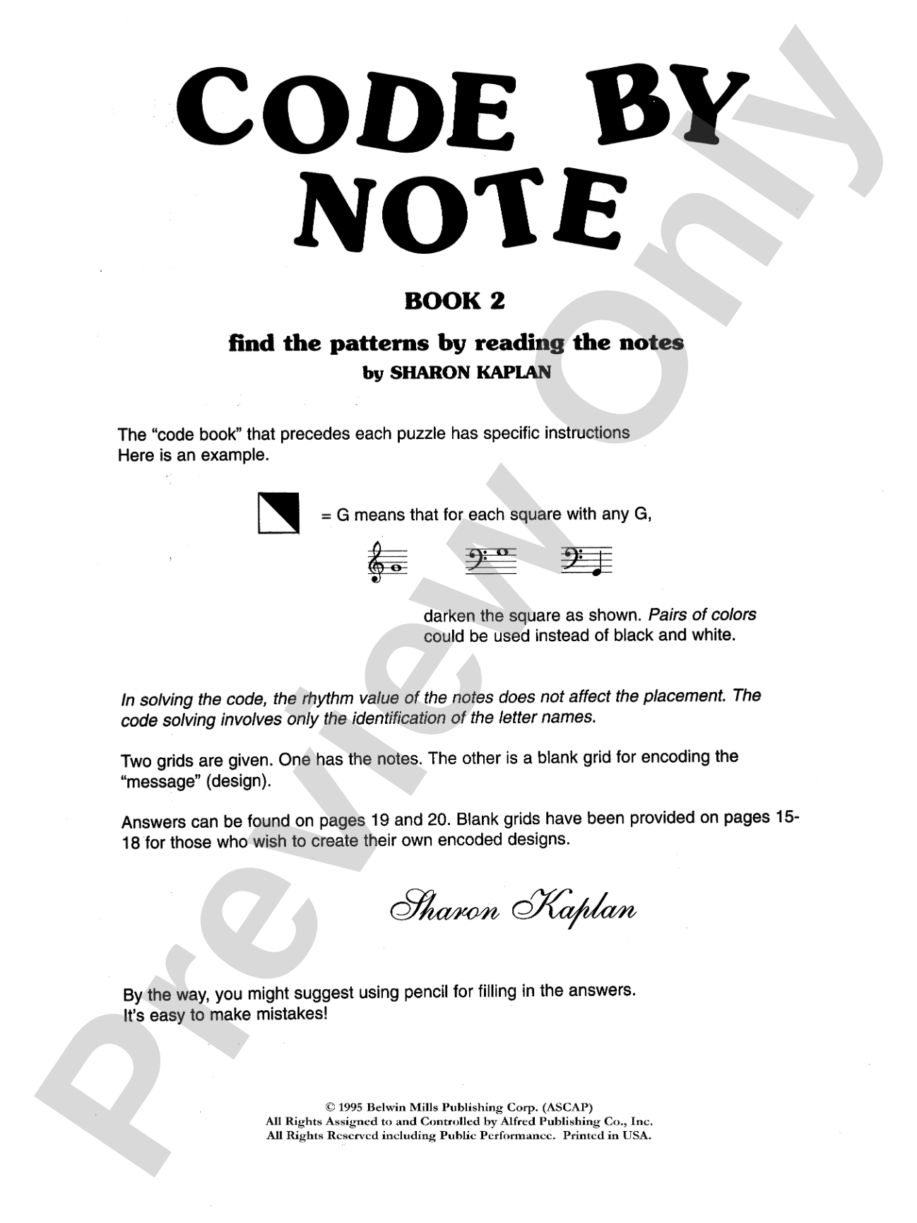 Code by Note, Book 2: Find the Patterns by Reading the Notes: Piano