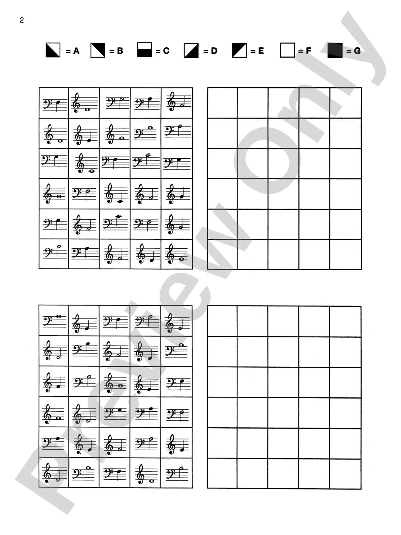 Code by Note, Book 2: Find the Patterns by Reading the Notes: Piano