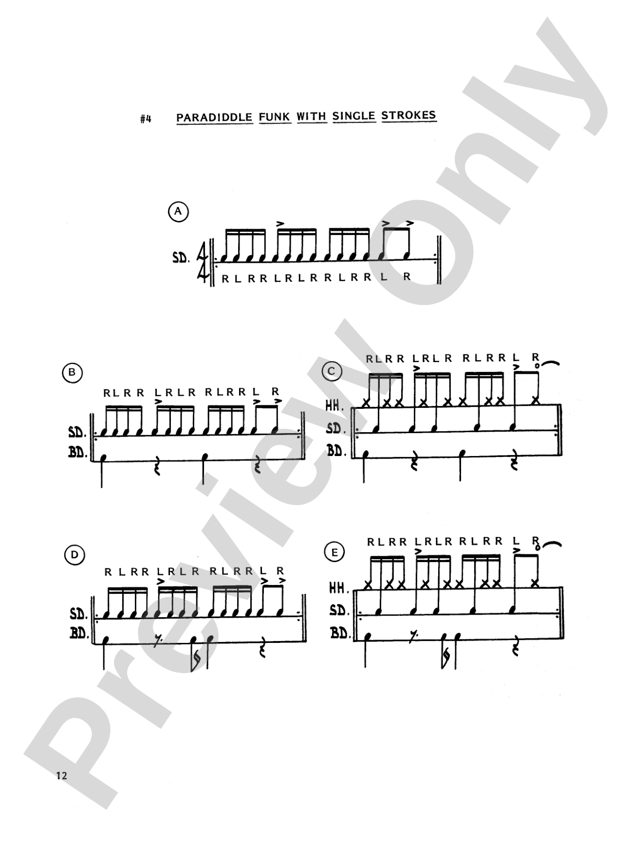 One-Surface Learning: Applying Rhythmic Patterns to the Drumset