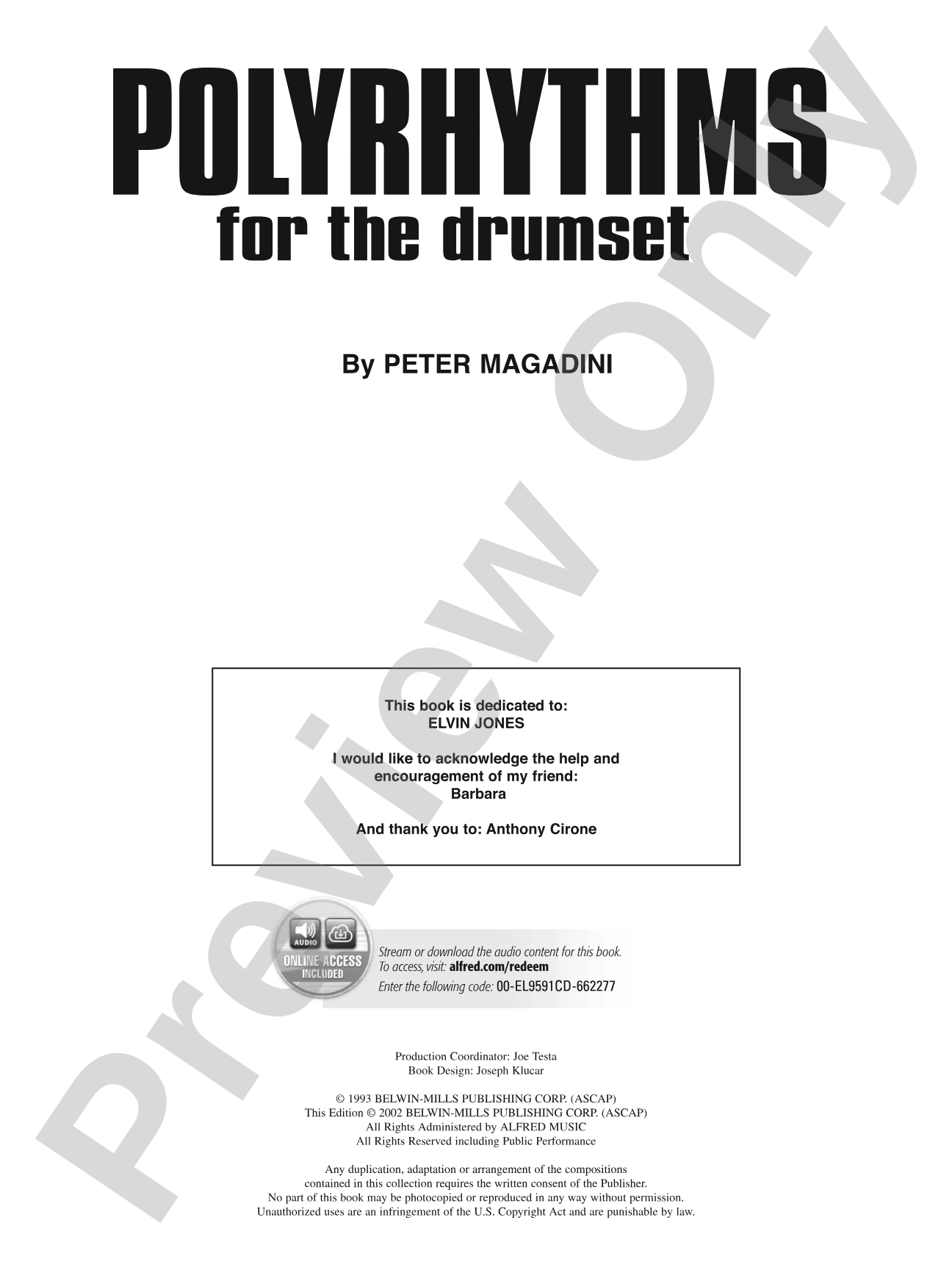 Polyrhythms for the Drumset