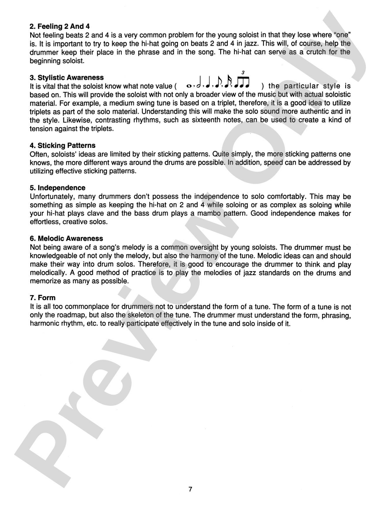 The Drumset Soloist: Designed to Build the Vocabulary and Confidence of the Drumset Soloist