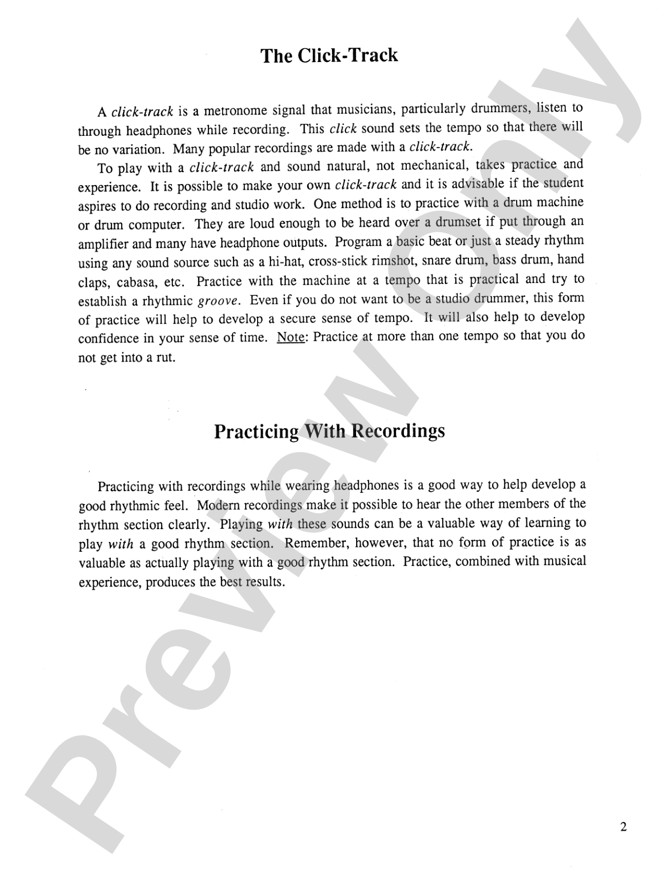 Studio Funk Drumming: A Professional Workbook