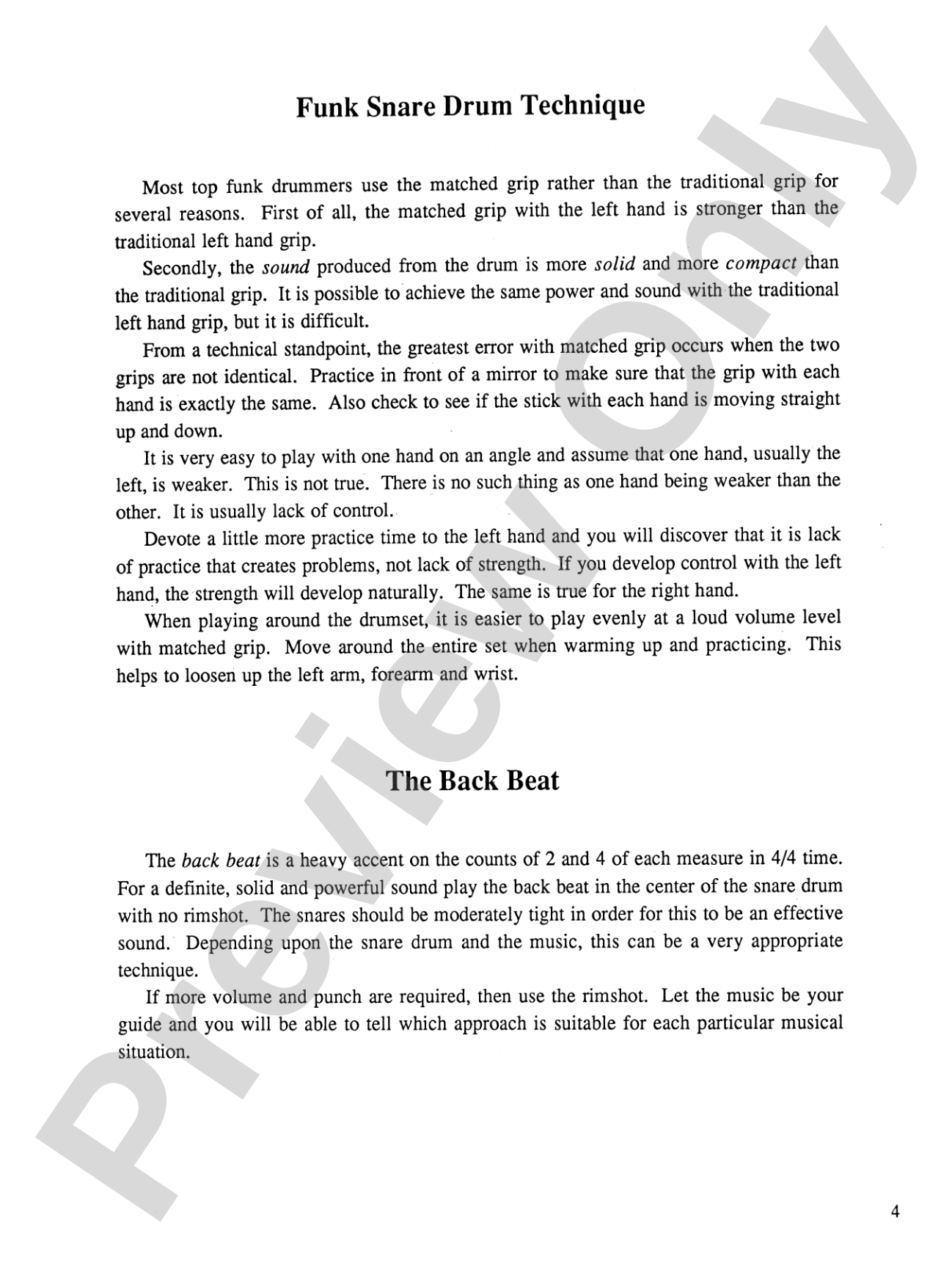 Studio Funk Drumming: A Professional Workbook