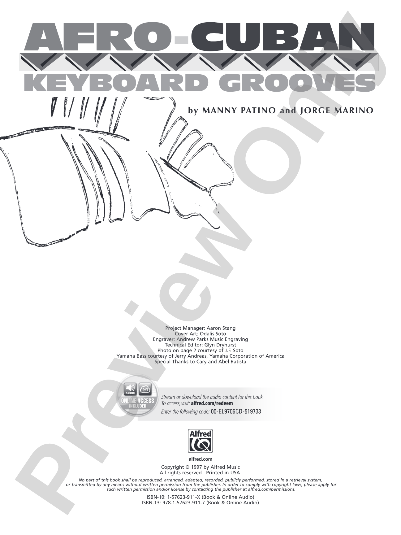 Afro-Cuban Keyboard Grooves: Piano