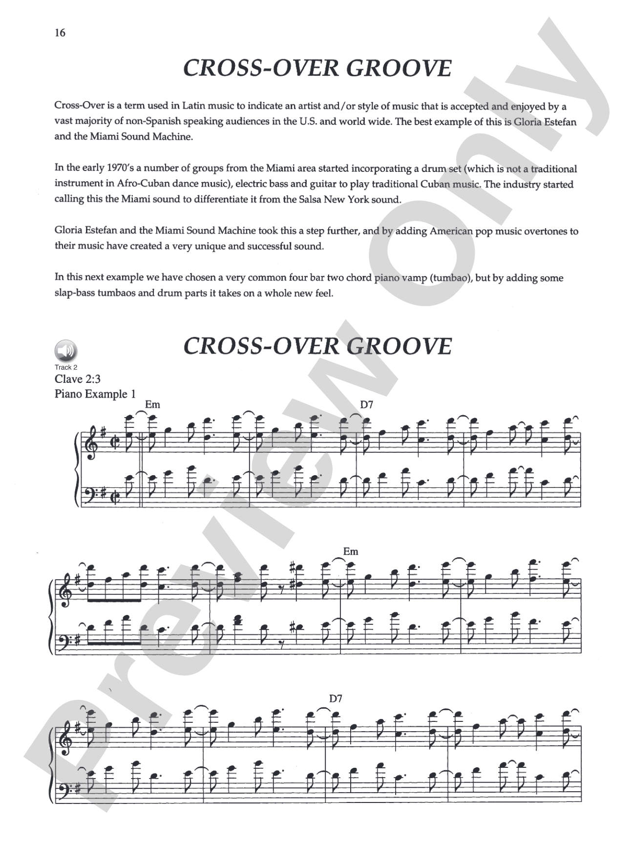 Afro-Cuban Keyboard Grooves: Piano