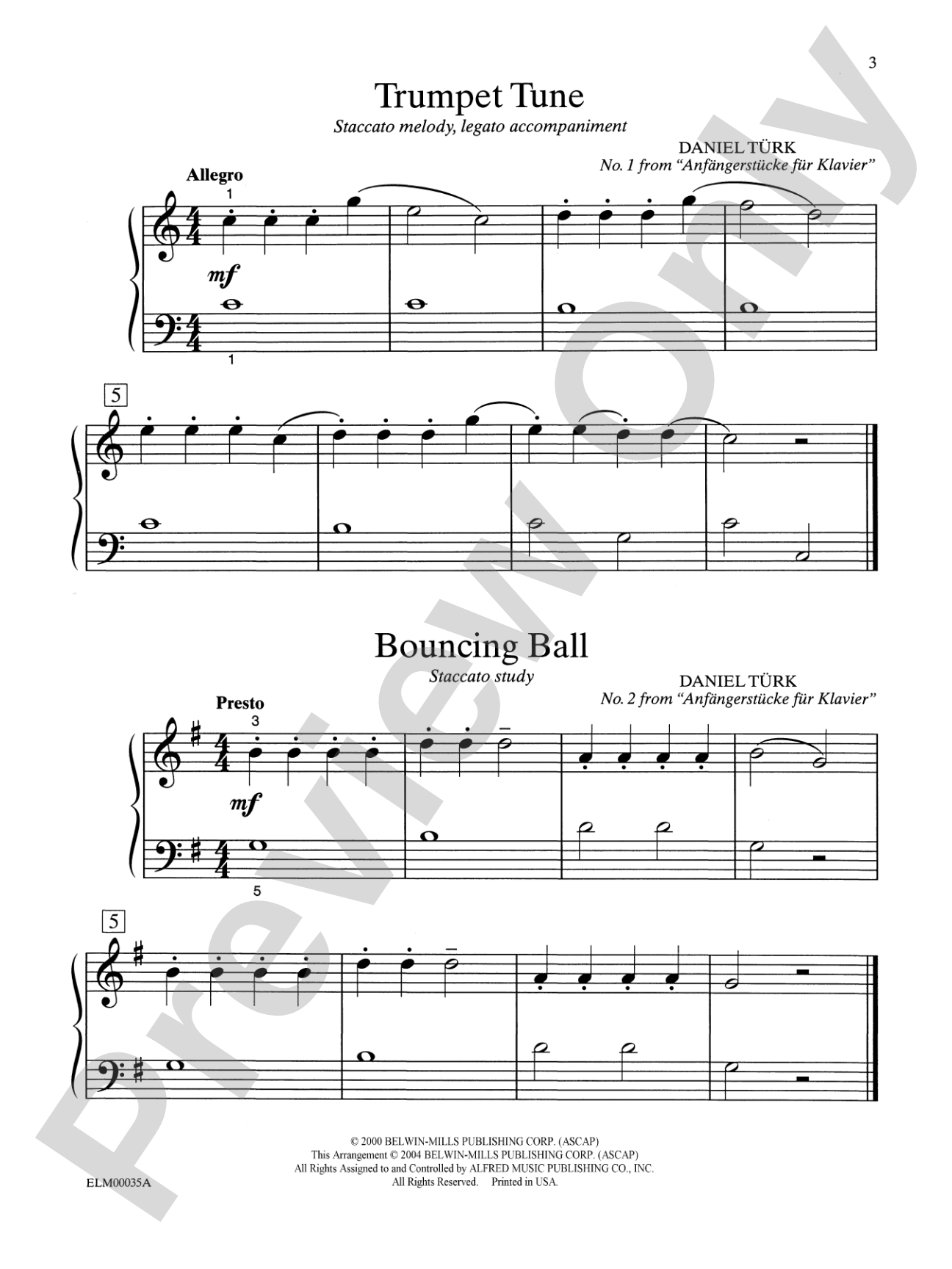 Technic Is Fun, Elementary A: Piano