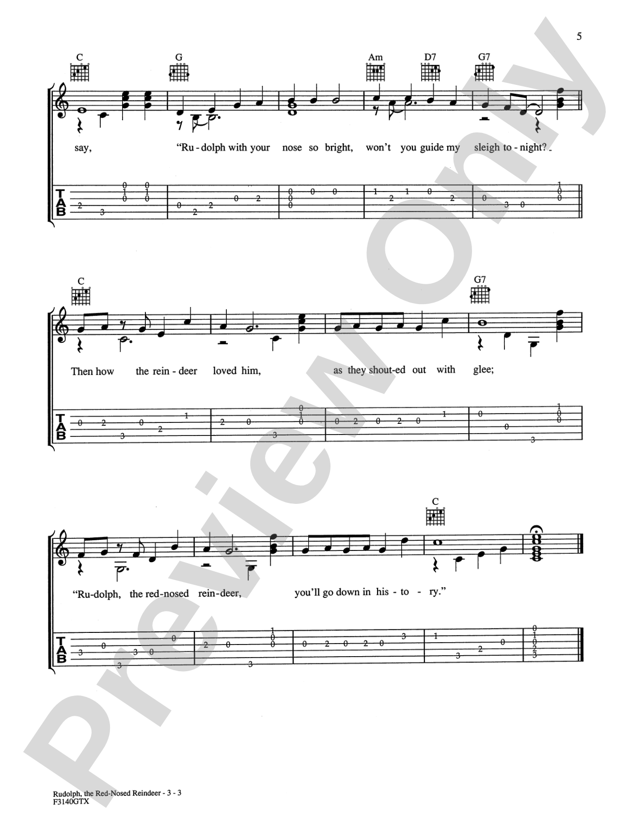 The Christmas Guitar Book: A Collection of Easy Solos: Solo Guitar