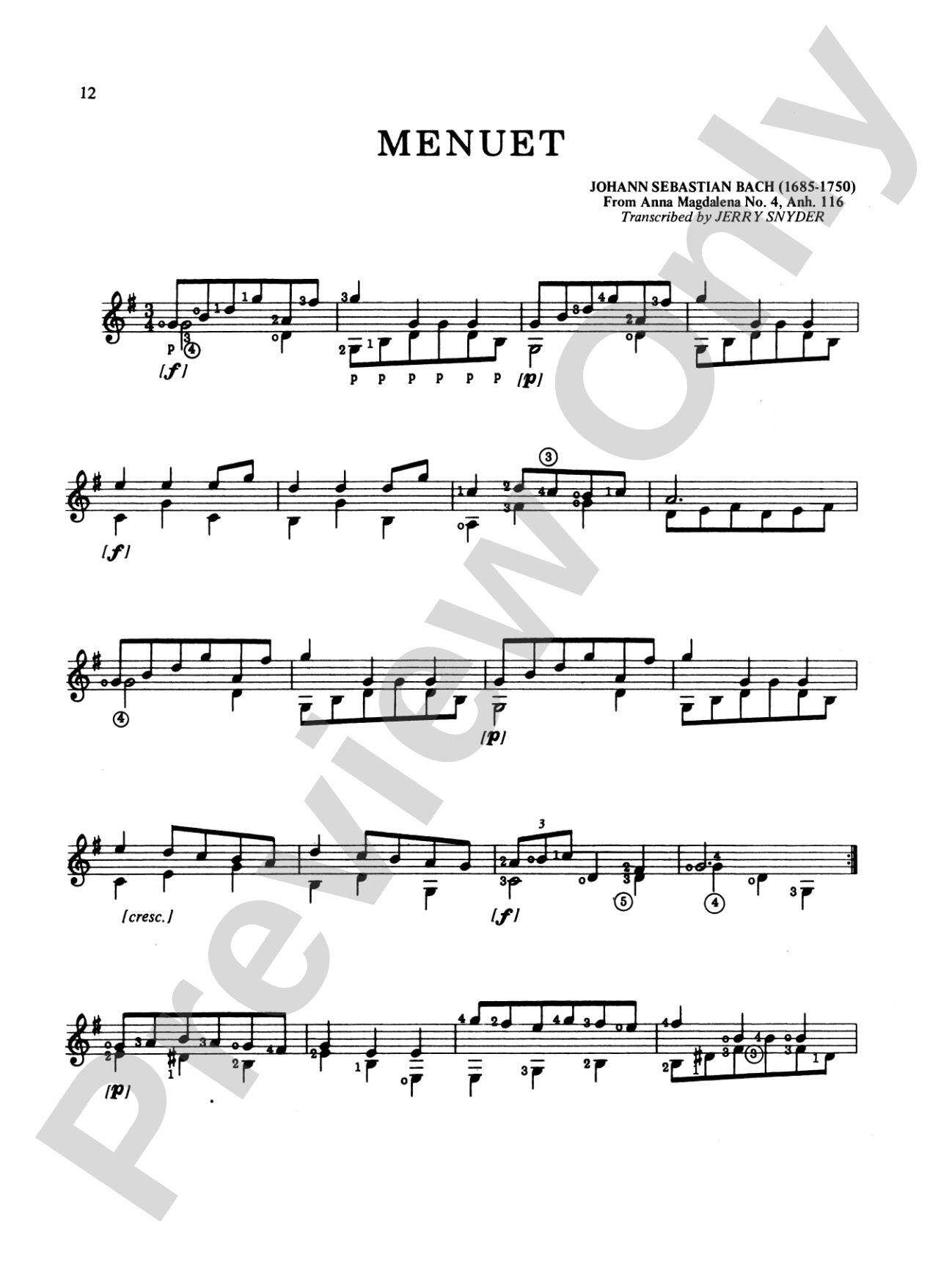 The Classical Guitar Library, Volume I: Solo Guitar