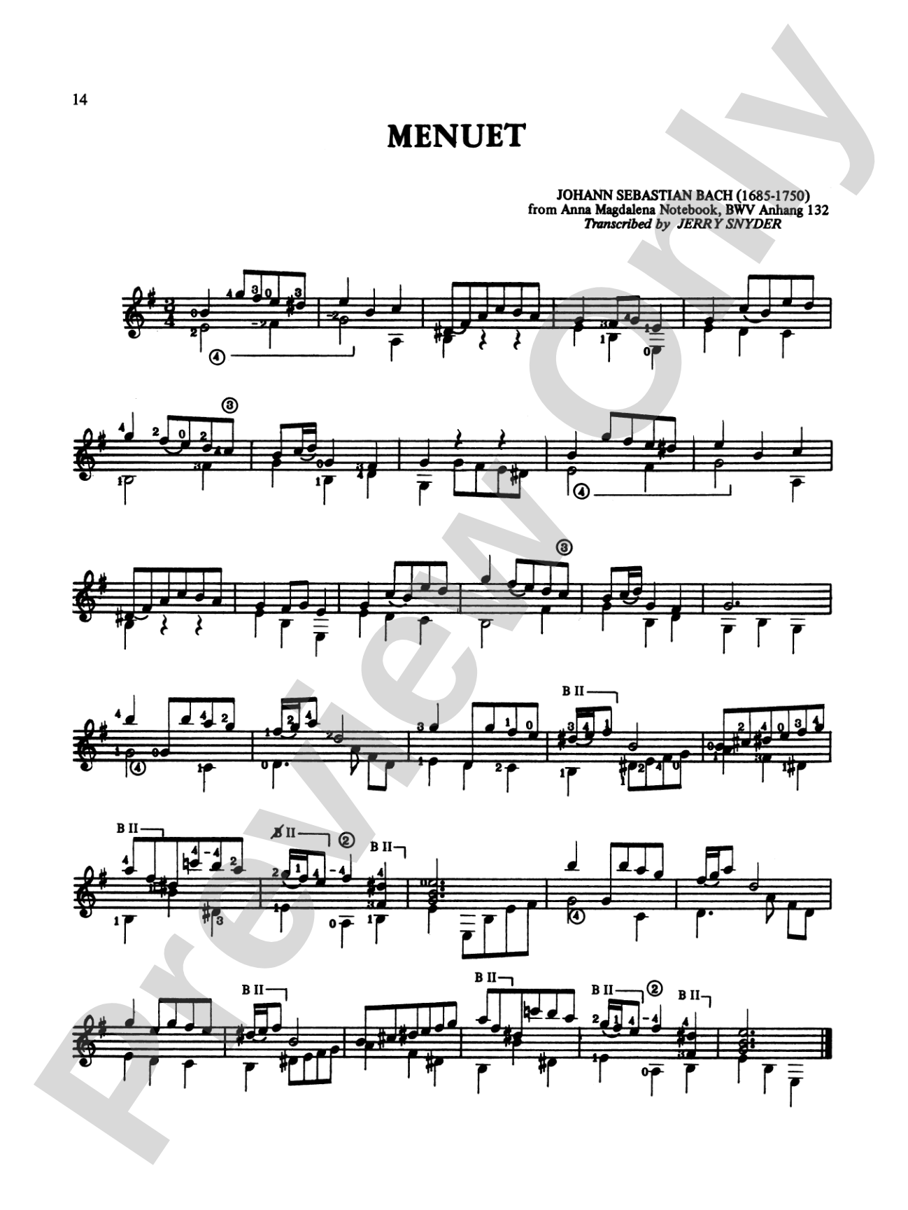 The Classical Guitar Library, Volume I: Solo Guitar