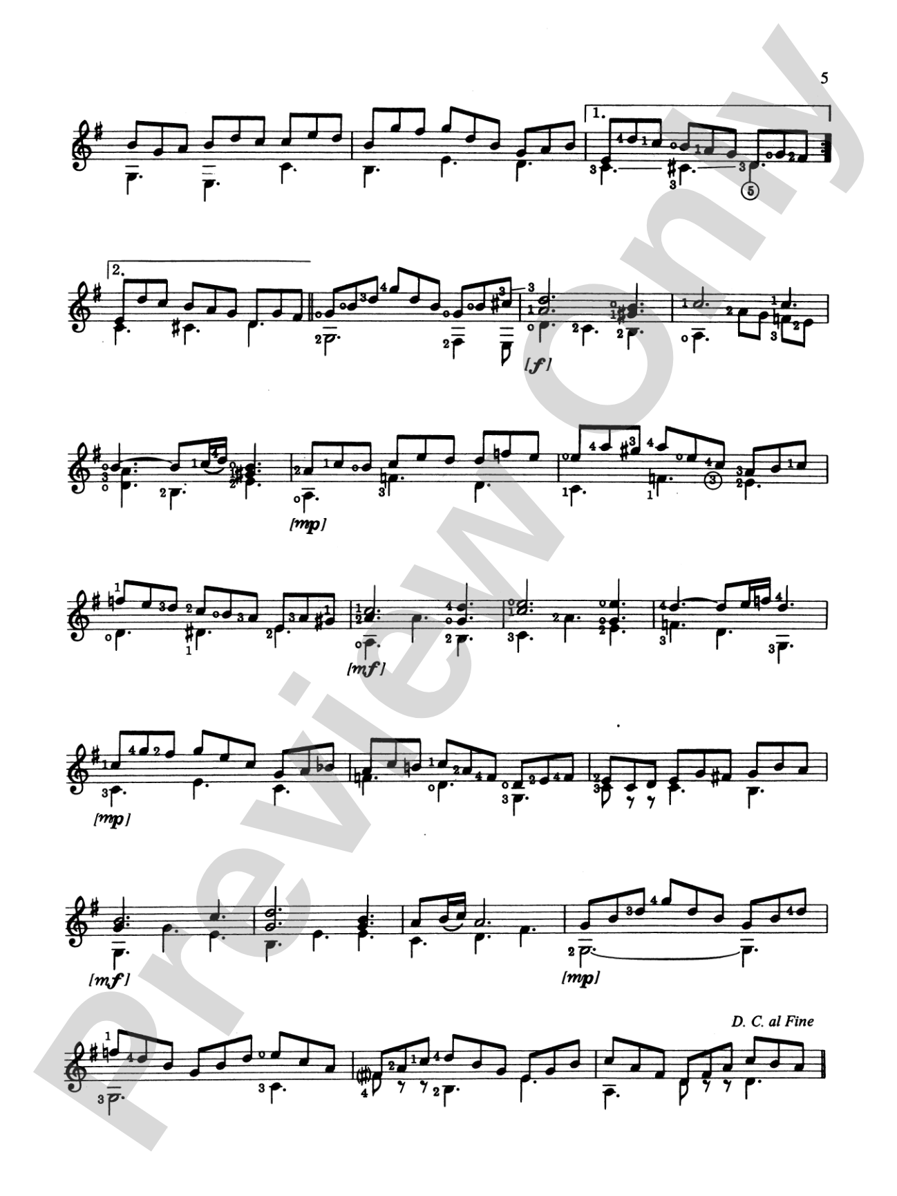 The Classical Guitar Library, Volume I: Solo Guitar