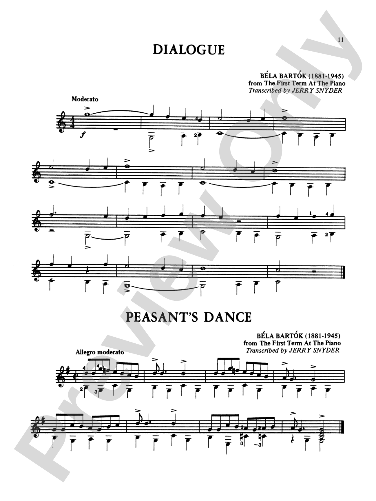 The Classical Guitar Library, Volume II: Solo Guitar