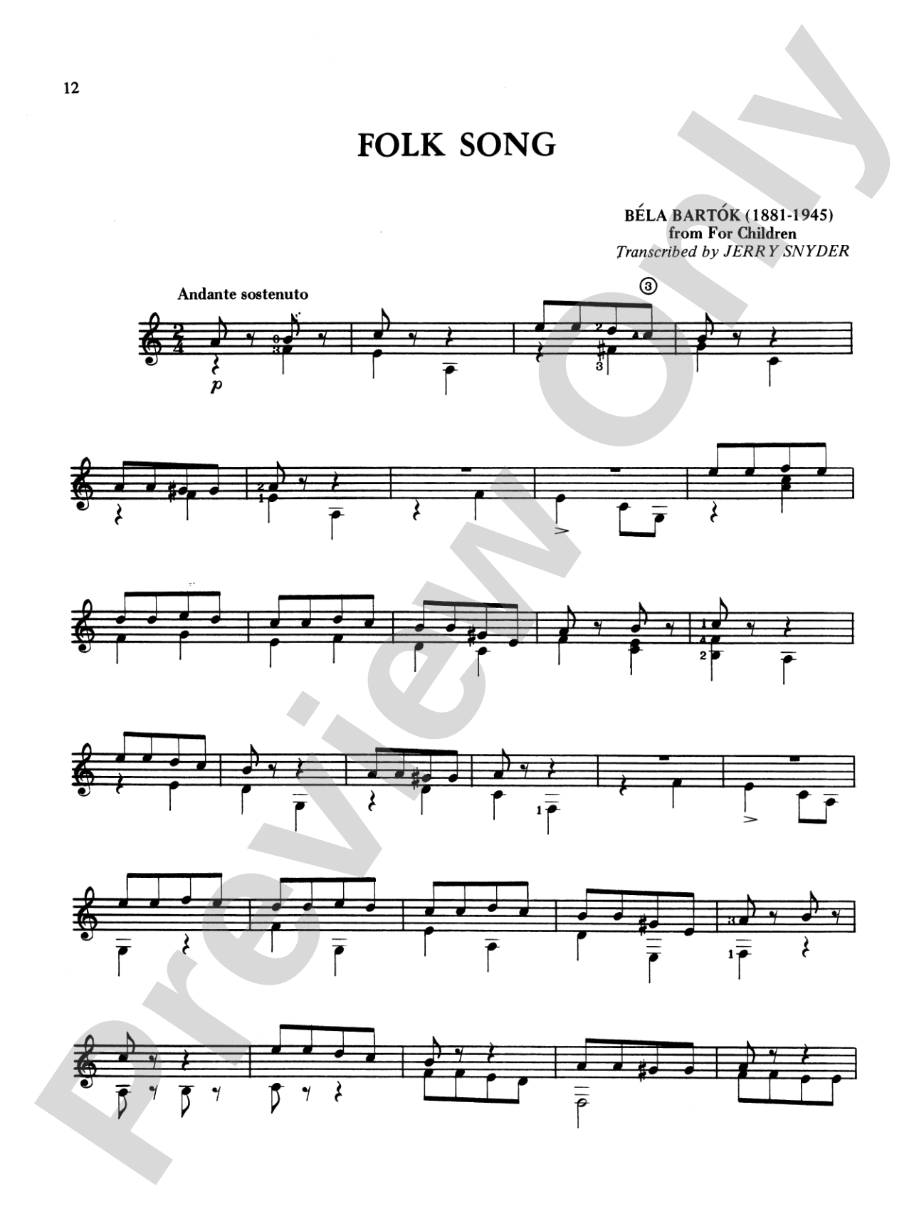 The Classical Guitar Library, Volume II: Solo Guitar