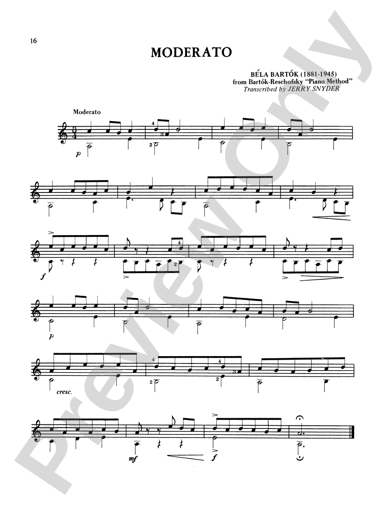 The Classical Guitar Library, Volume II: Solo Guitar