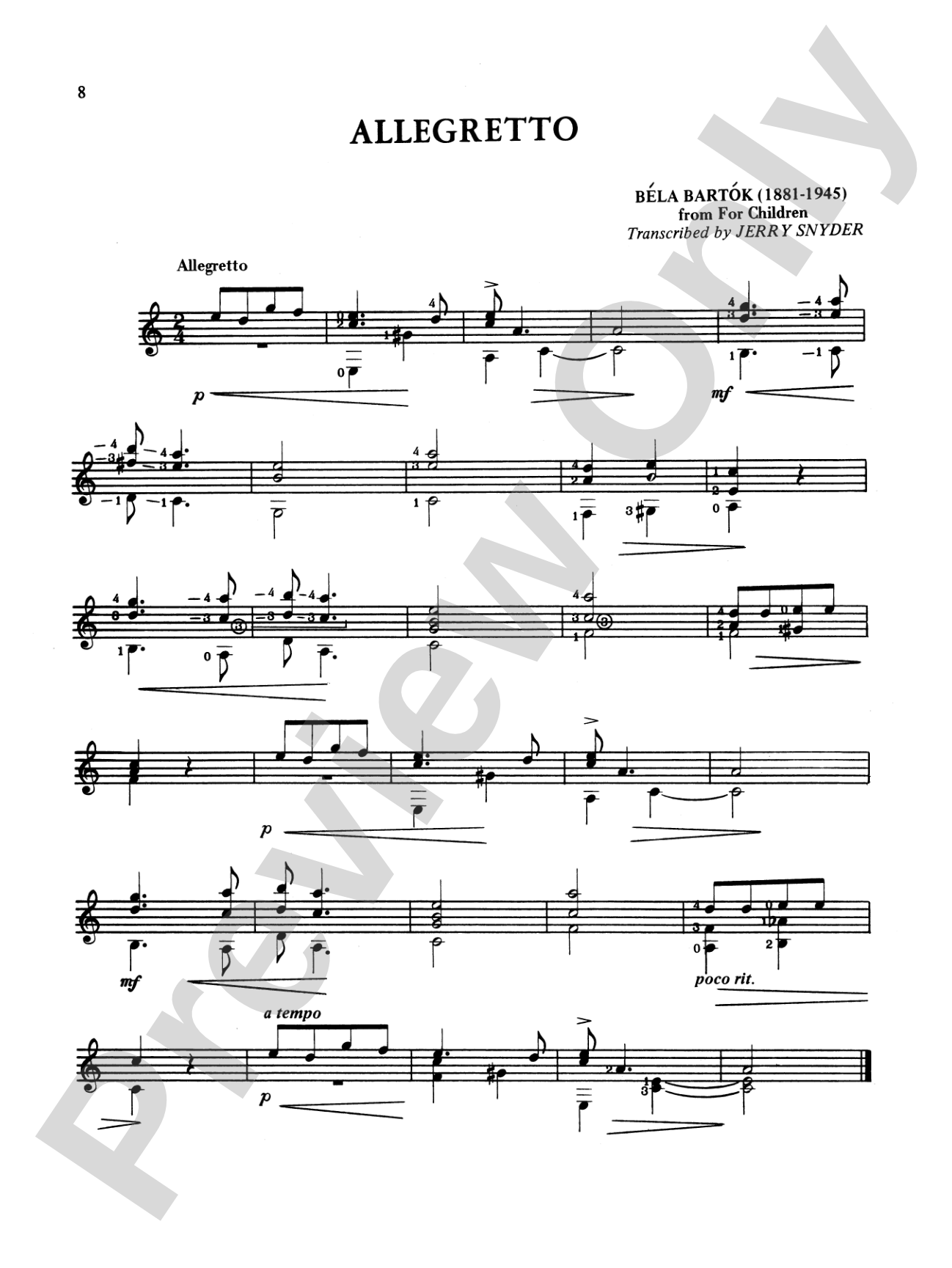The Classical Guitar Library, Volume II: Solo Guitar