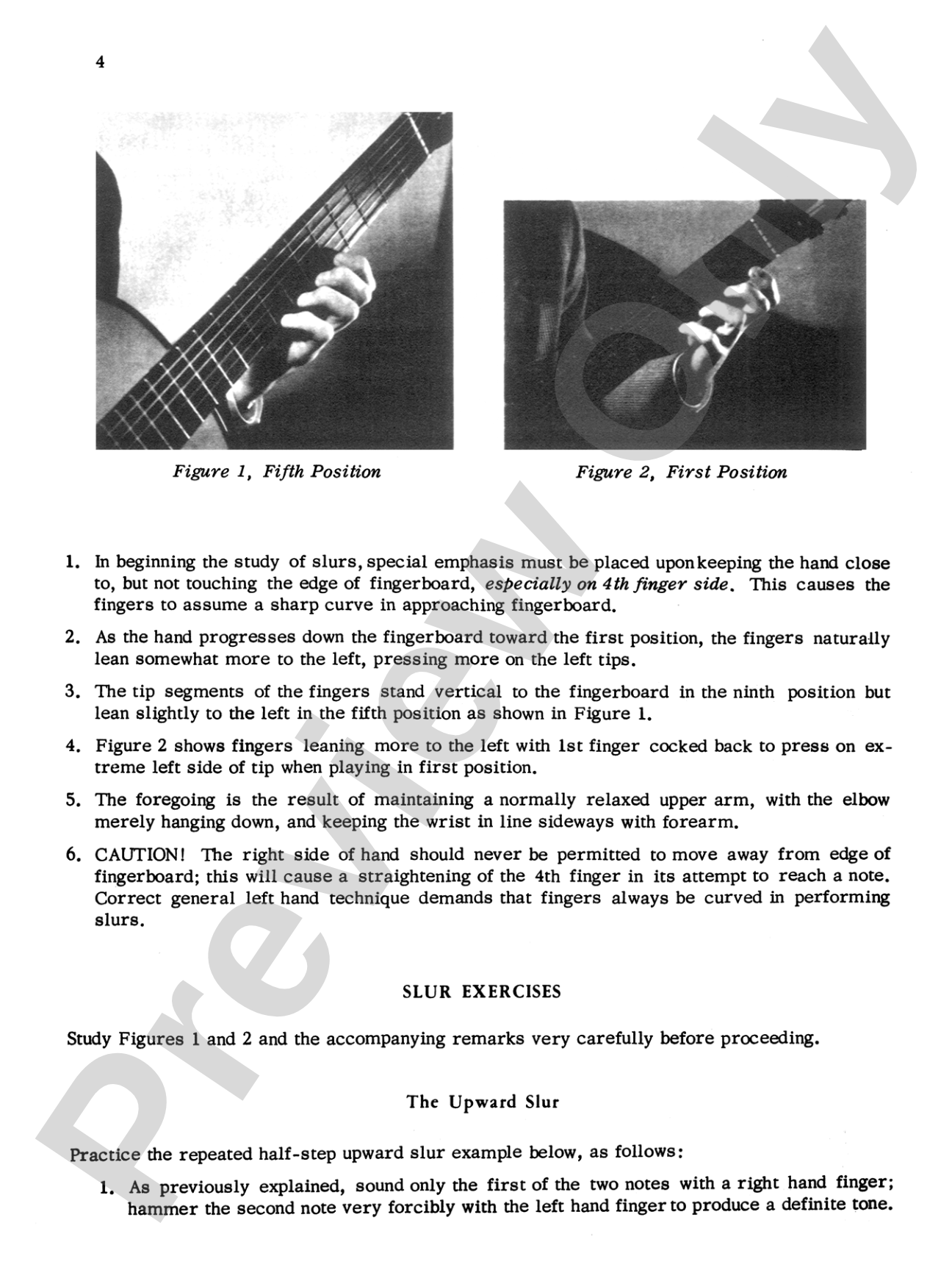 Classic Guitar Technique: Supplement 1: Slur, Ornament, and Reach Development Exercises: Solo Guitar
