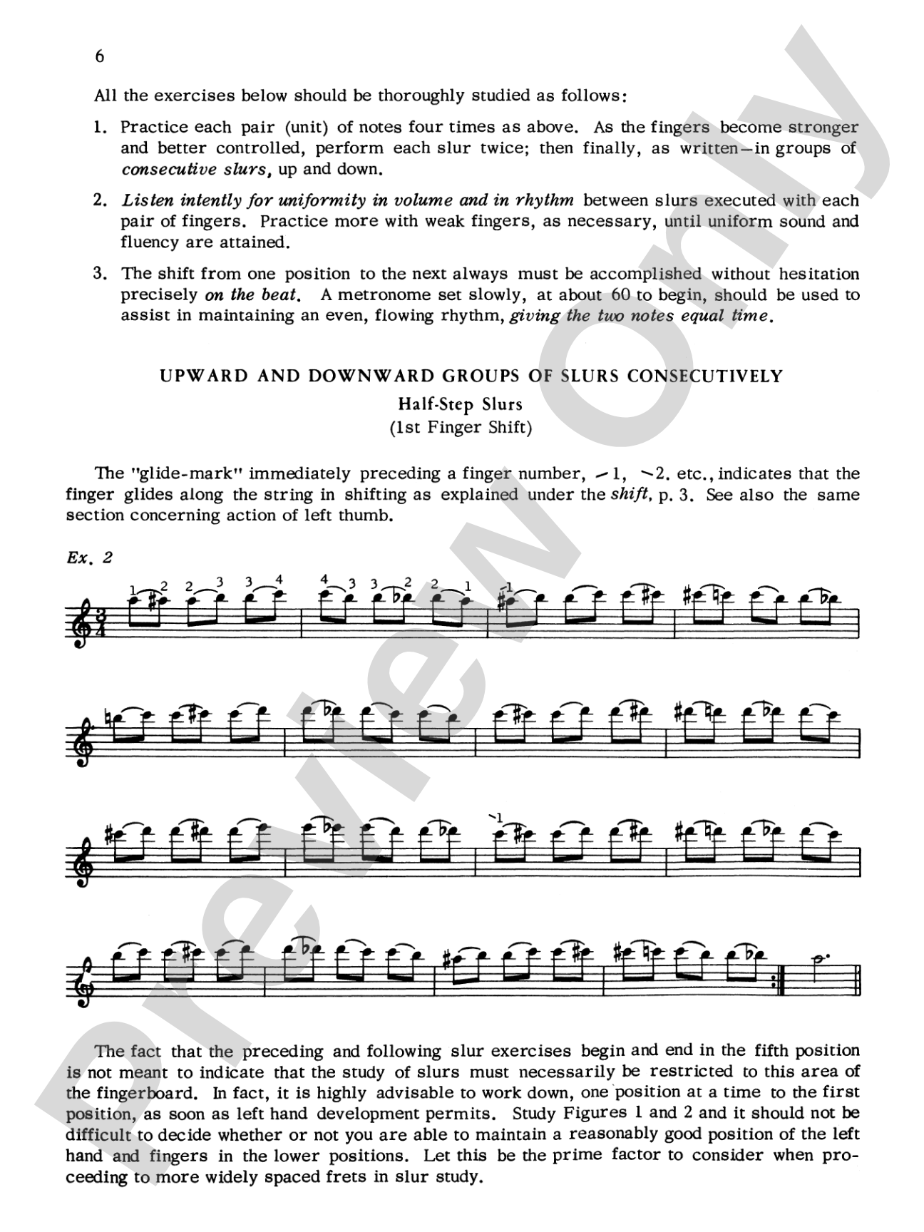 Classic Guitar Technique: Supplement 1: Slur, Ornament, and Reach Development Exercises: Solo Guitar