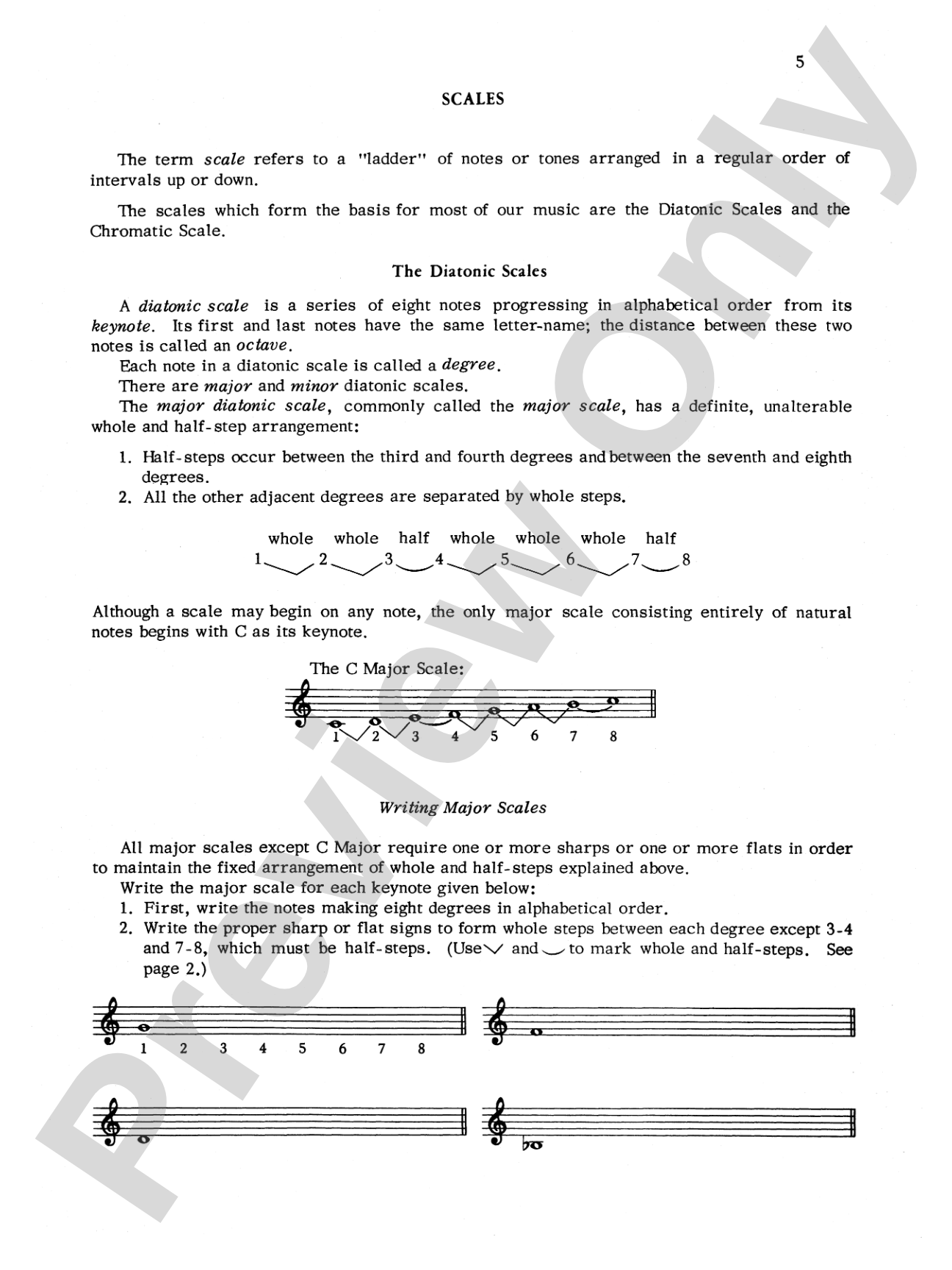 Classic Guitar Technique: Supplement 2: Basic Elements of Music Theory for the Guitar: Solo Guitar
