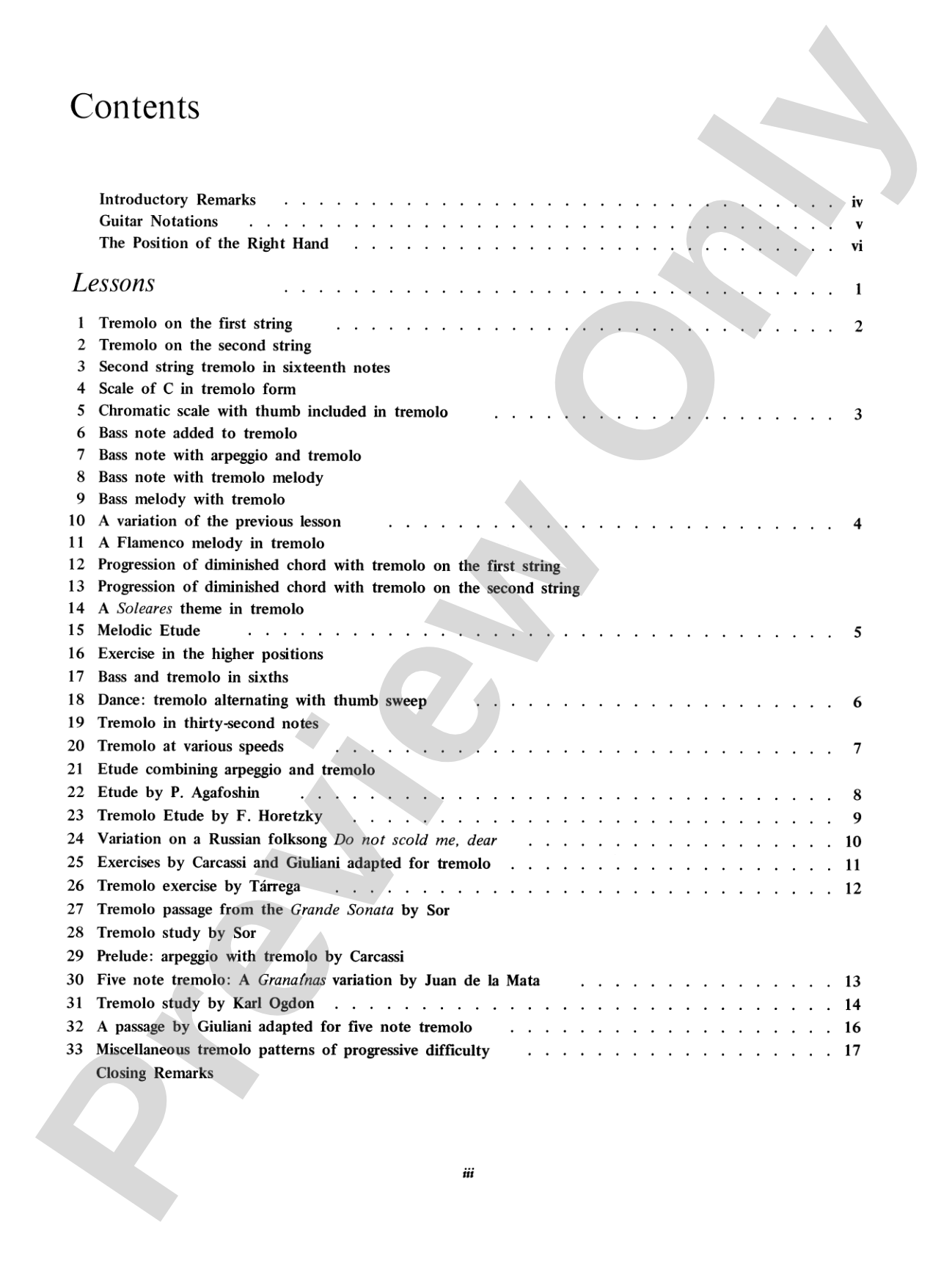 Complete Study of Tremolo for the Classic Guitar: Solo Guitar