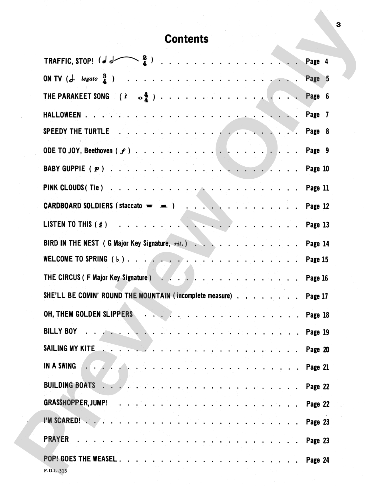 Piano Repertoire, Primer: Piano