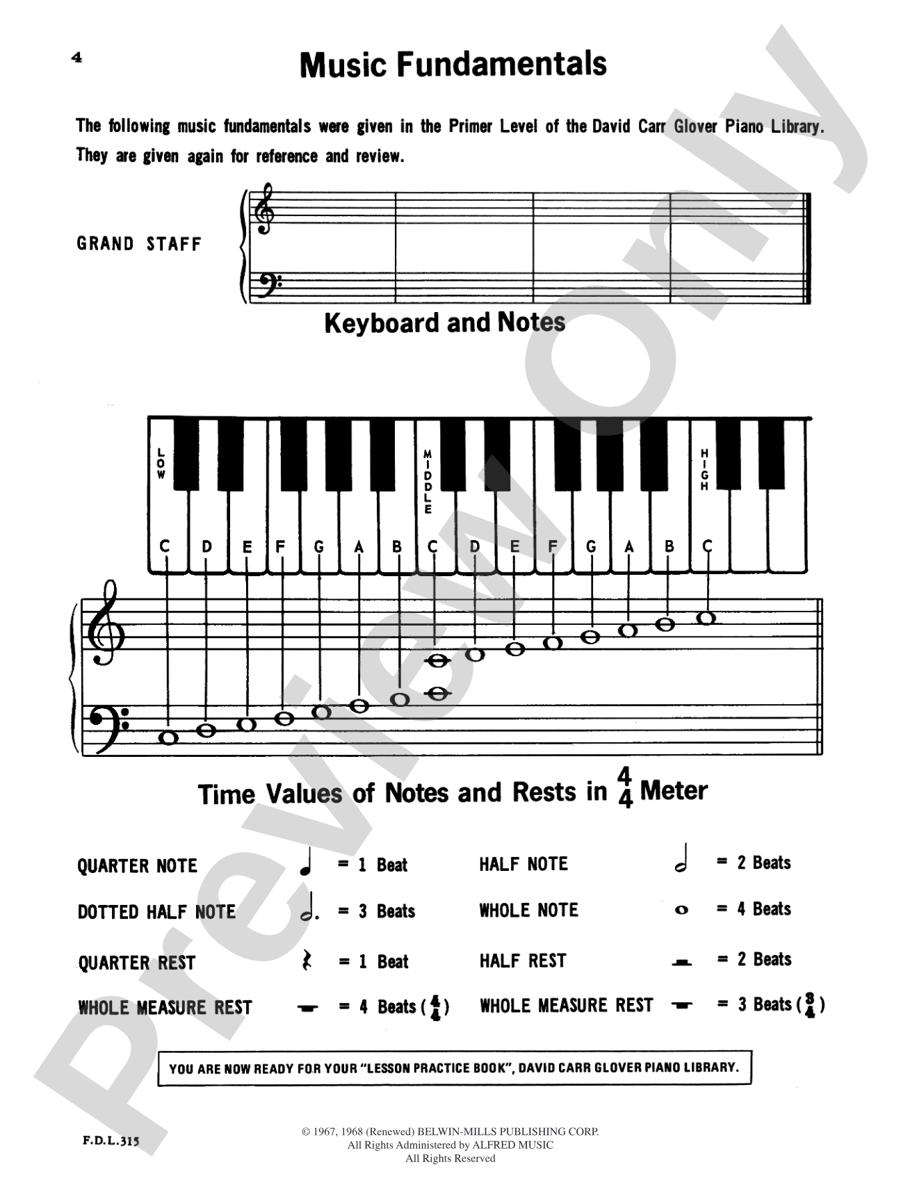 Piano Student, Level 1: Piano