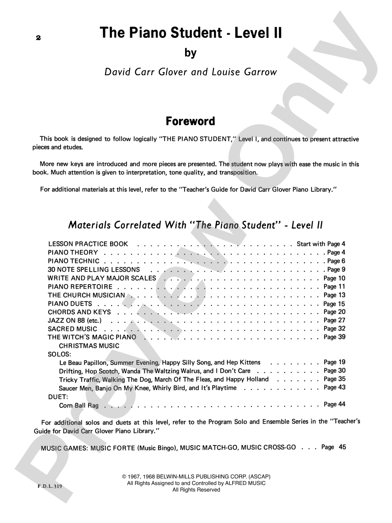 Piano Student, Level 2: Piano